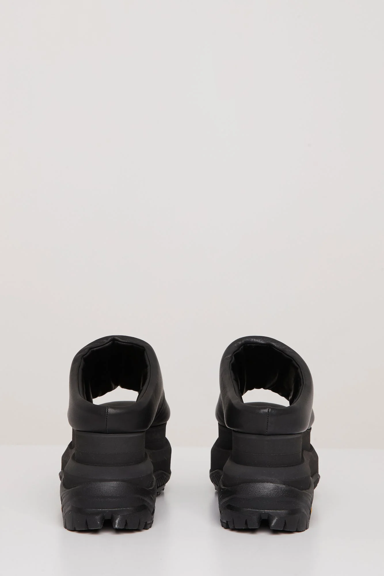 Sacai Padded Wedge Mules - Image 4