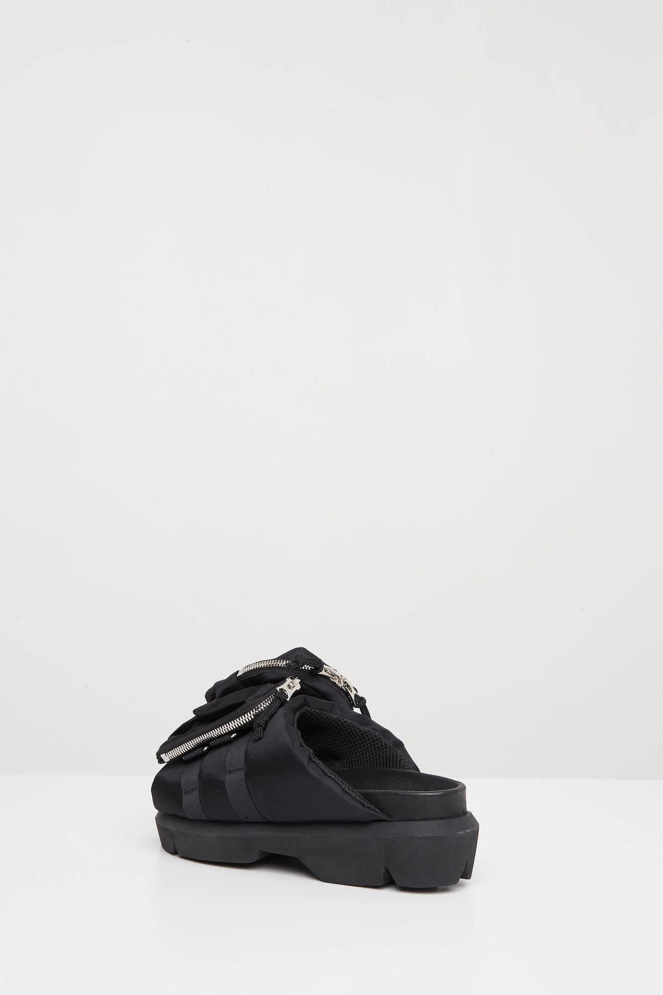 Sacai Pockets Slides in Black - Image 5