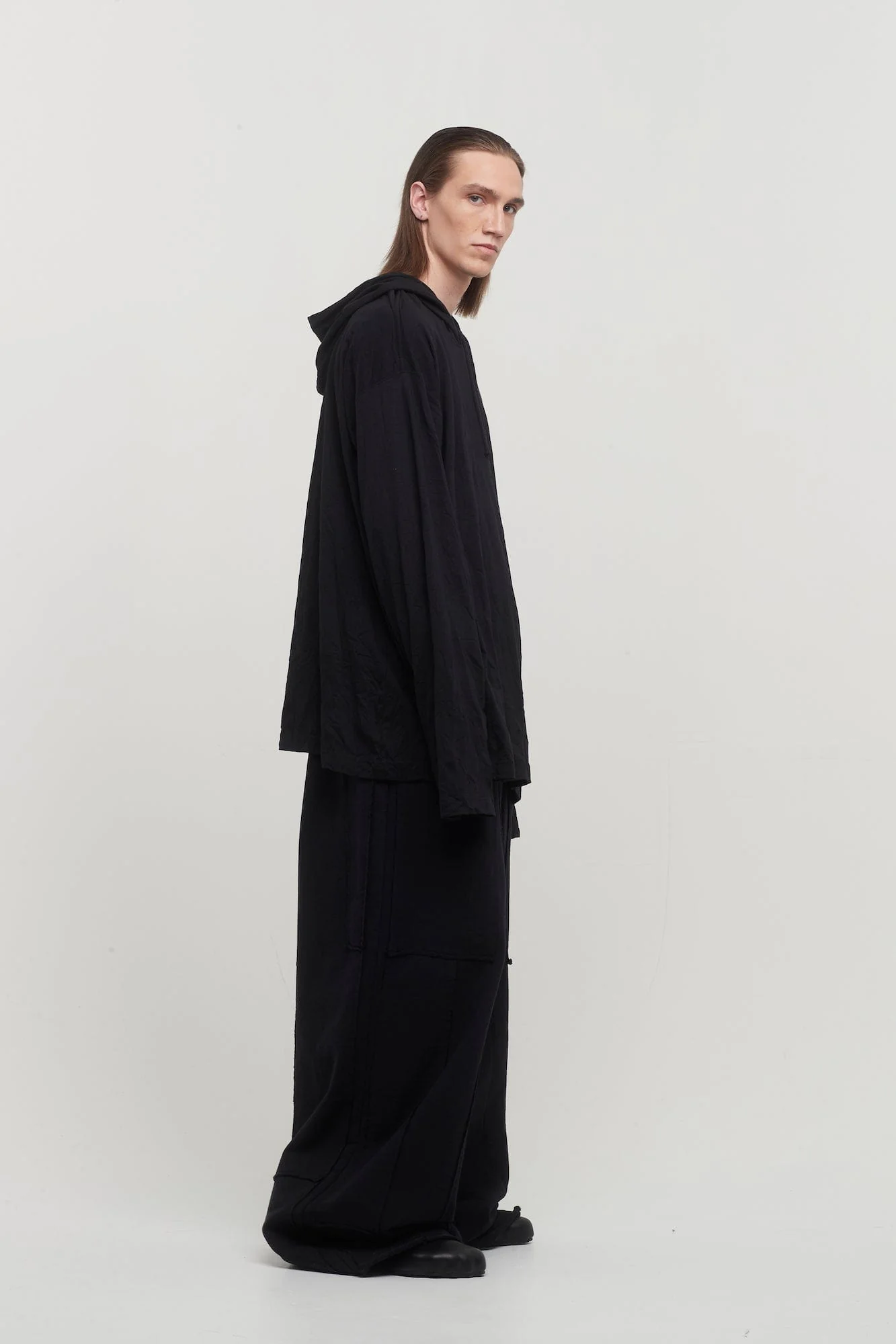 Vetements Blackout Wrinkled Thin Hoodie - Image 4