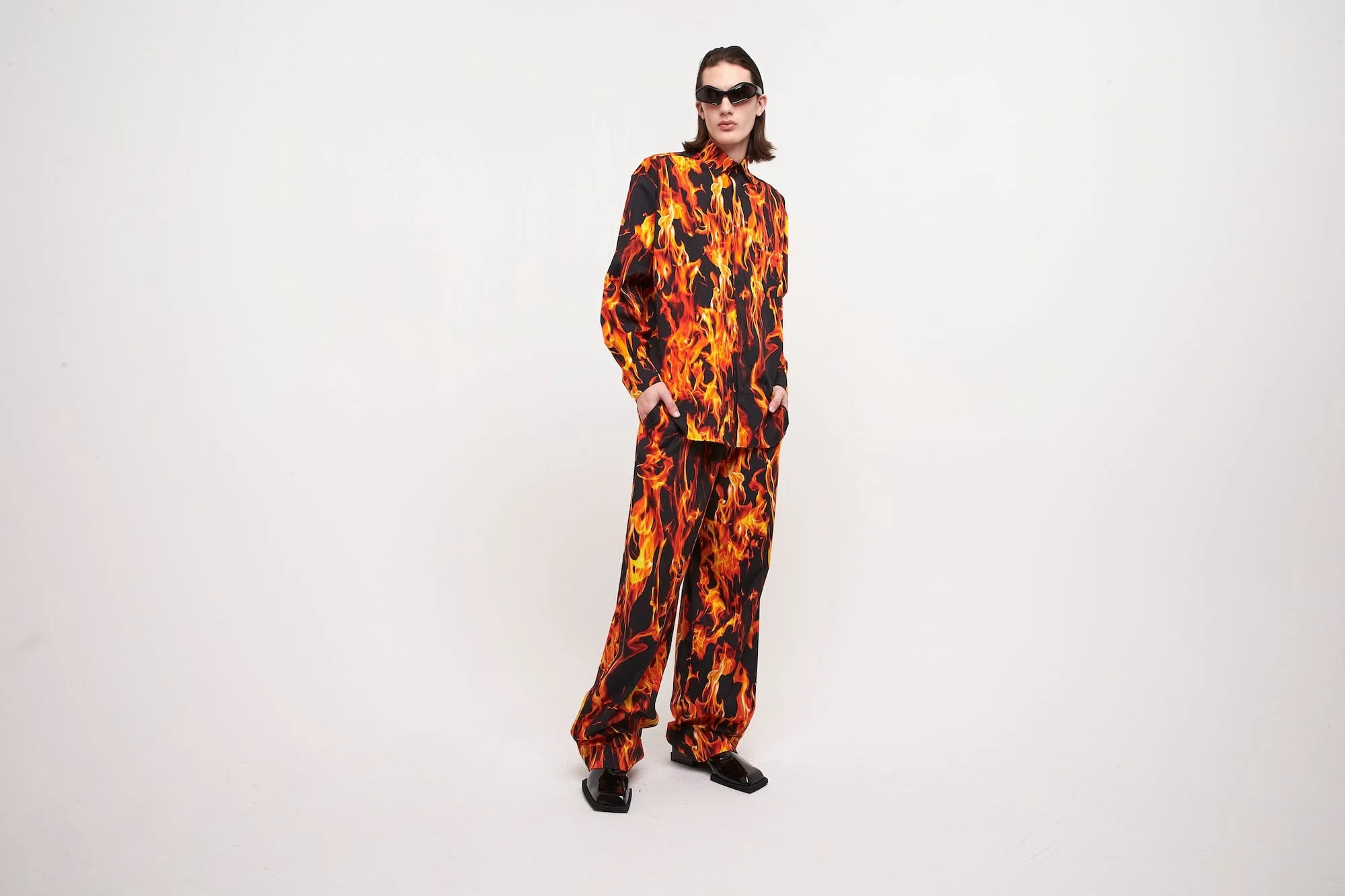 Vetements Fire Shirt - Image 4