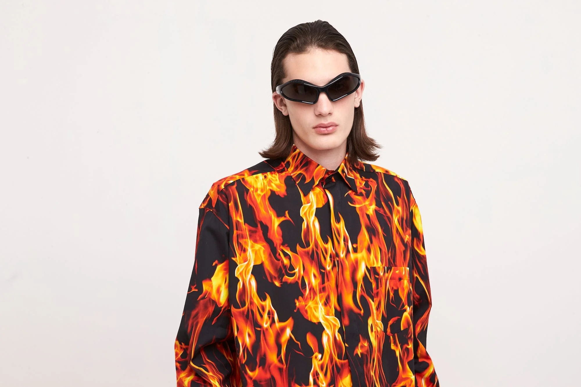 Vetements Fire Shirt - Image 5
