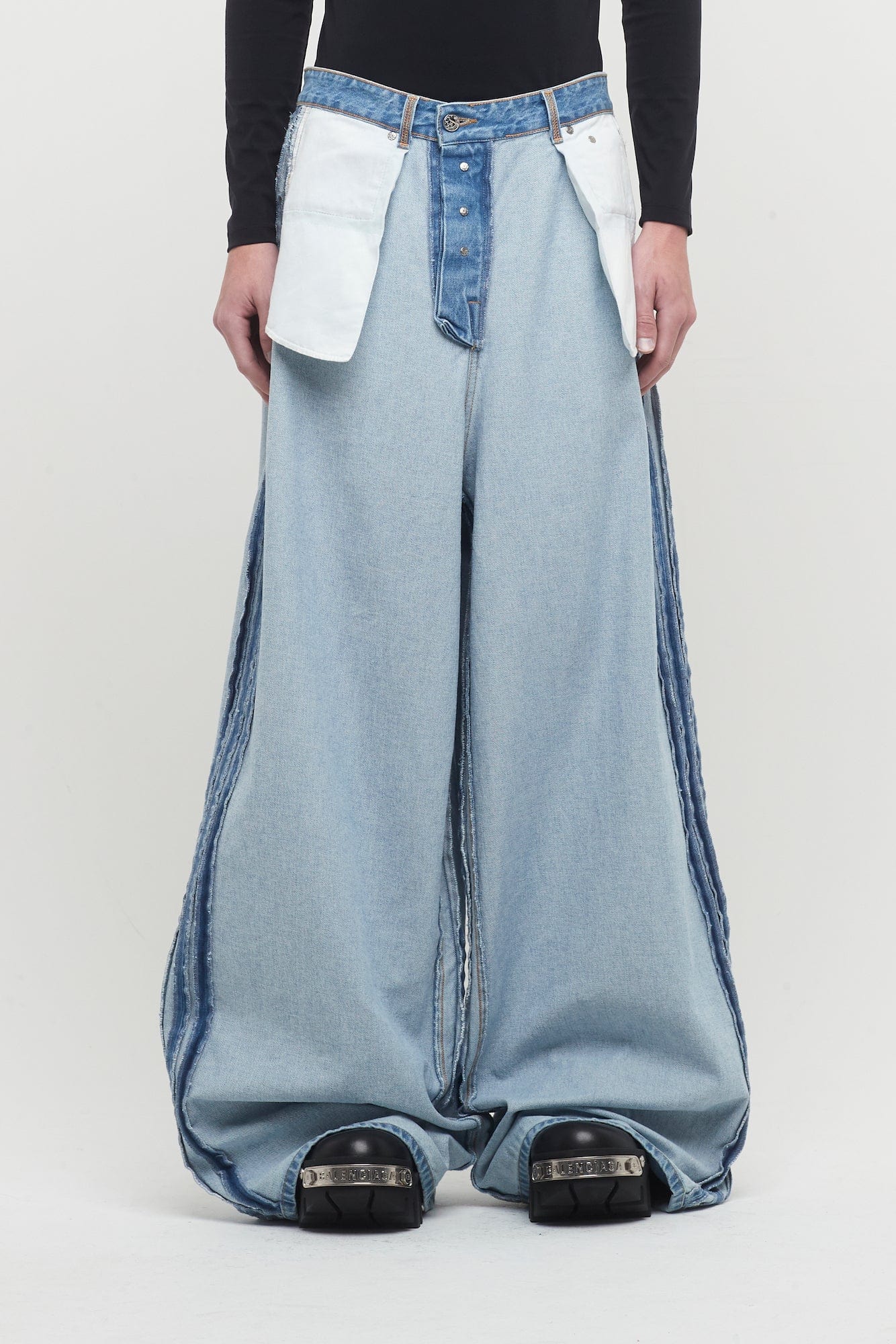 Vetements Inside-Out Baggy Jeans