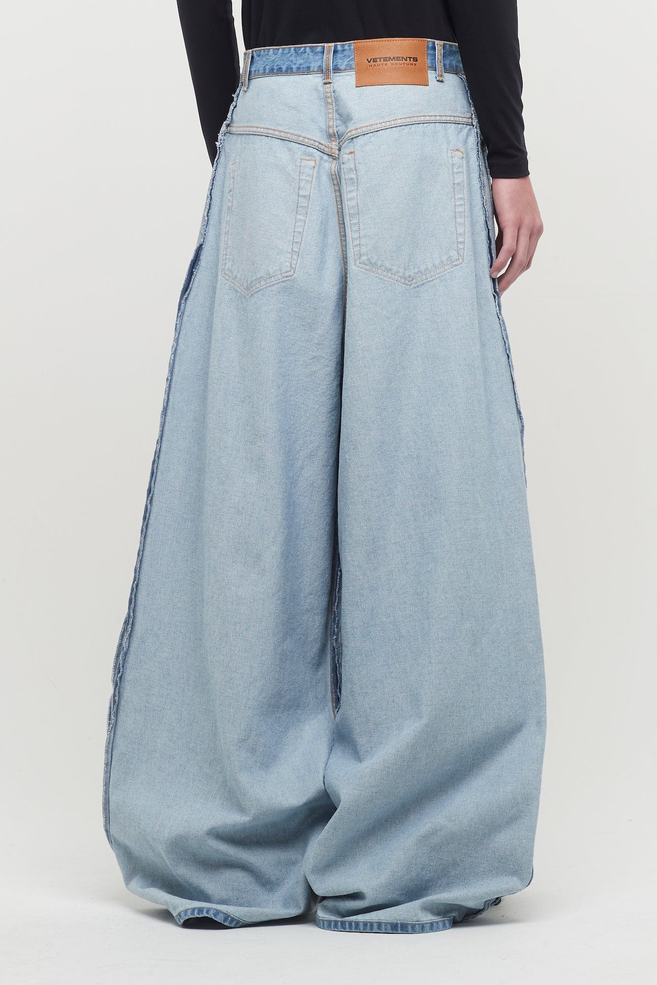 Vetements Inside-Out Baggy Jeans - Image 3