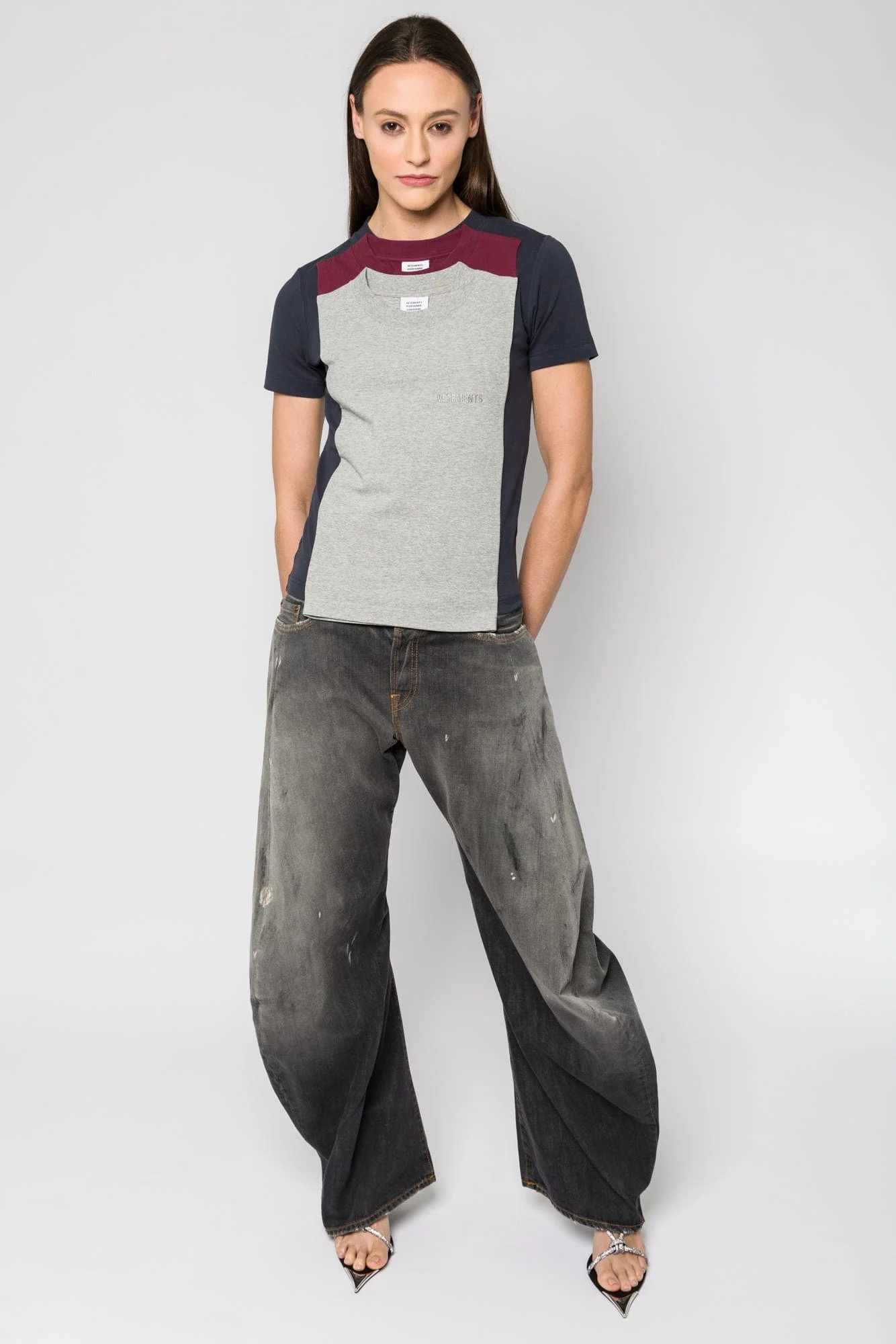 Vetements Layered Fitted Unisex T-Shirt - Image 4