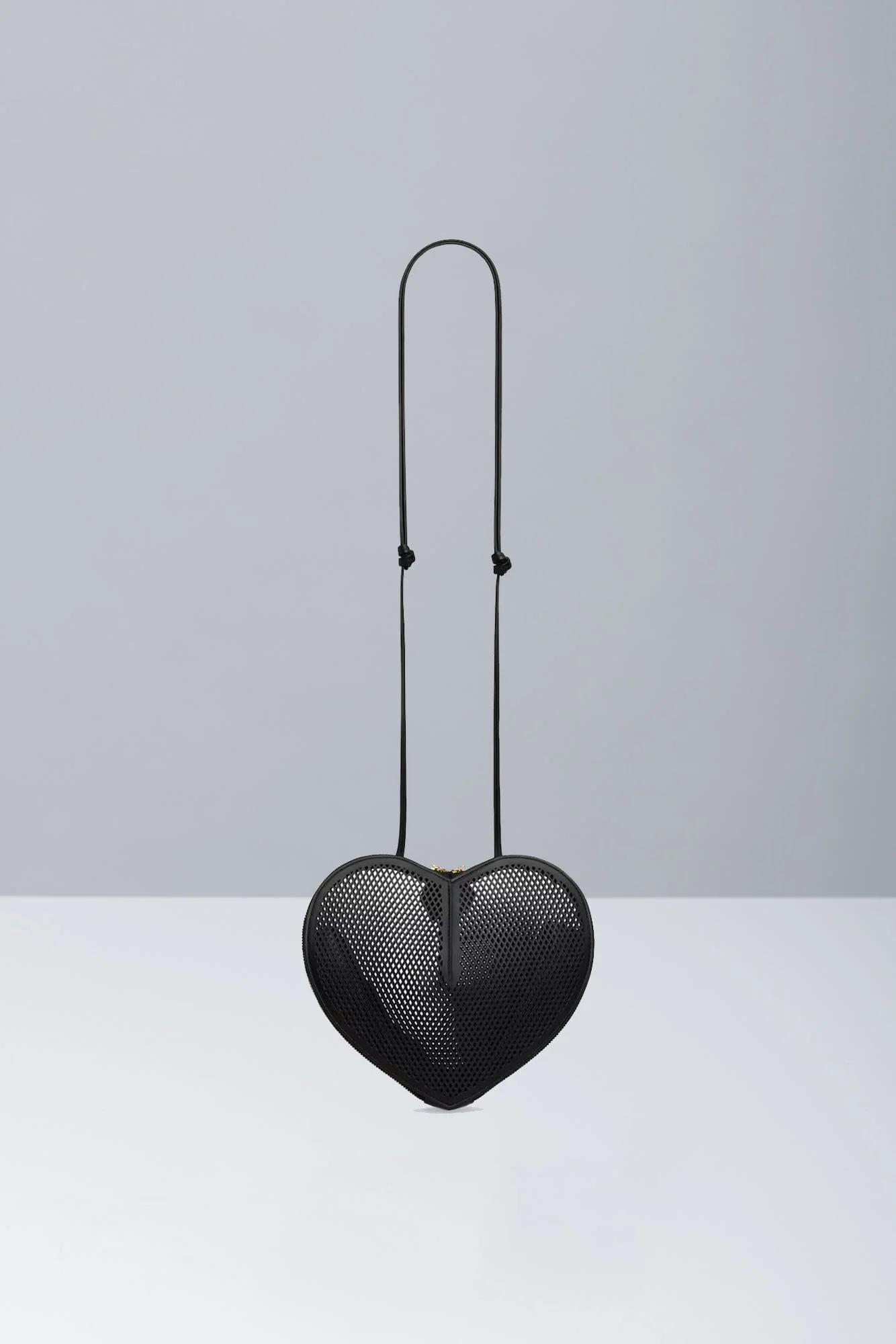 Alaïa Le Cœur in Perforated Black - Image 3
