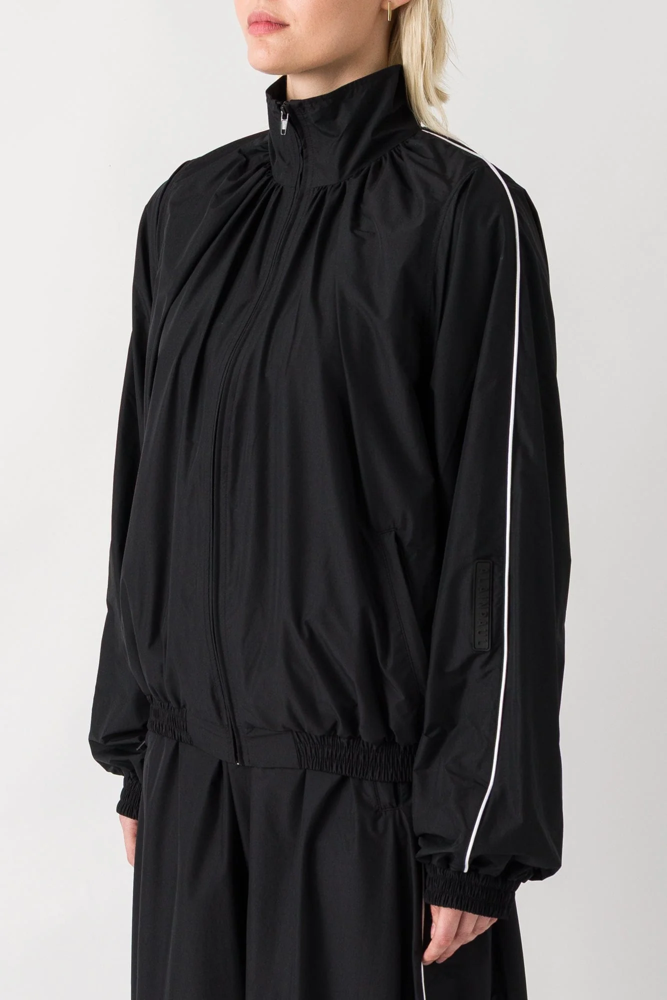 Alainpaul Gathered Neck Track Jacket - Image 2