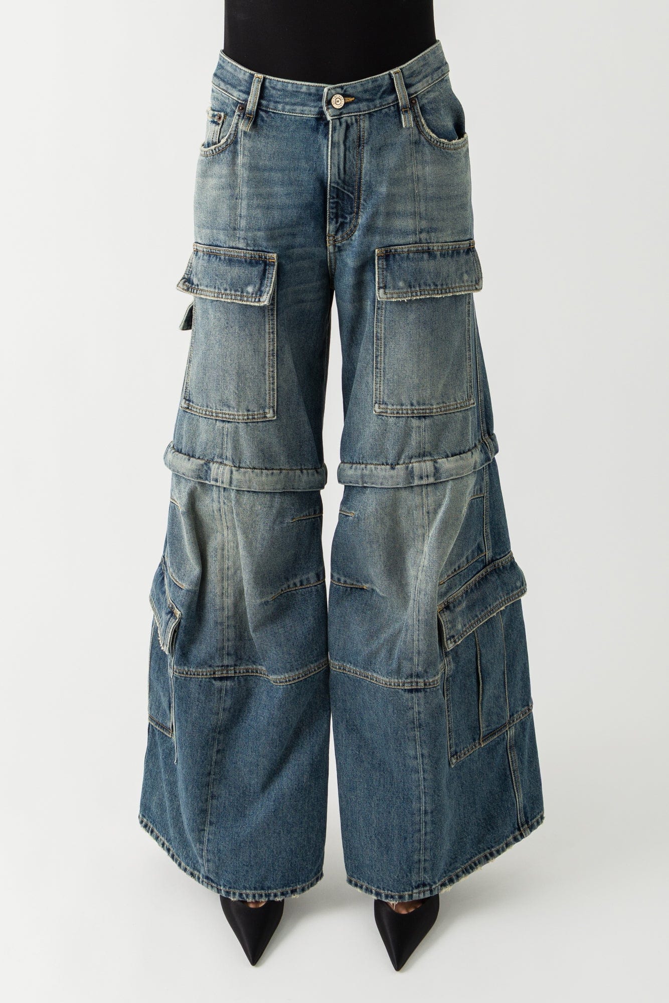 Balenciaga Flared Cargo Pants