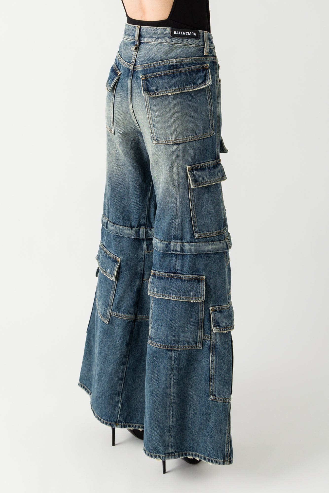 Balenciaga Flared Cargo Pants - Image 3