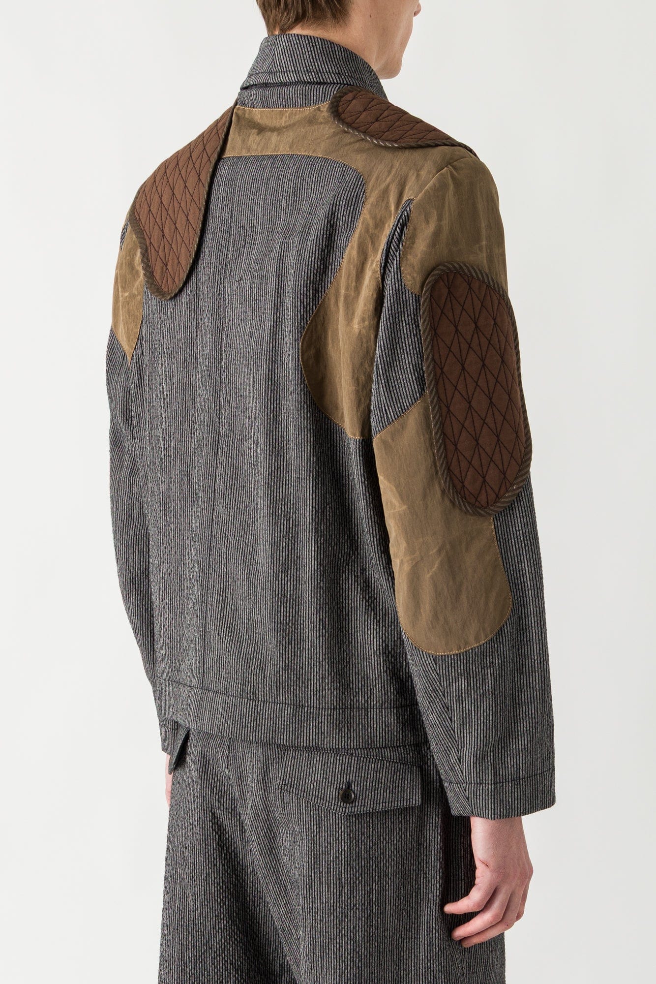 Craig Green Utility Patch Jacket in Black and White SS25 - Image 3