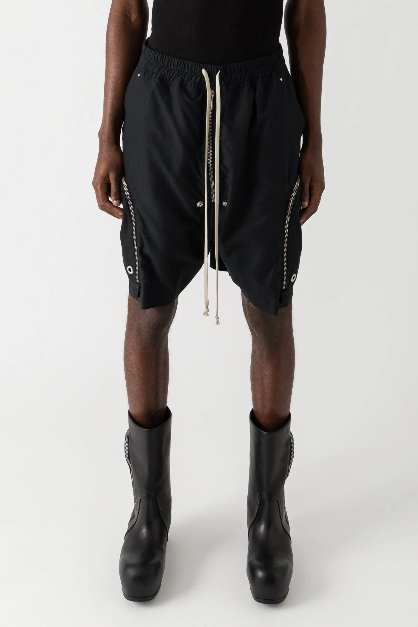Rick Owens DRKSHDW Bauhaus Shorts in Black SS25