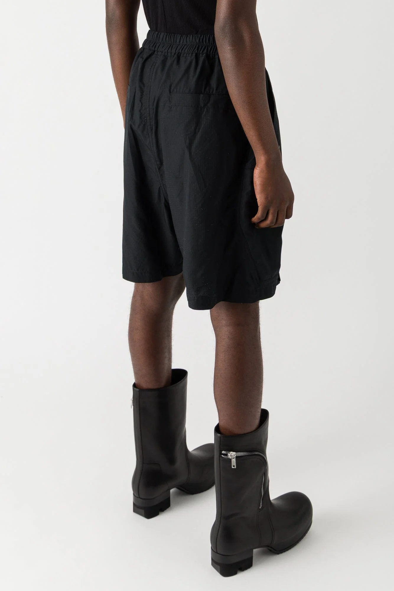 Rick Owens DRKSHDW Bauhaus Shorts in Black SS25 - Image 3