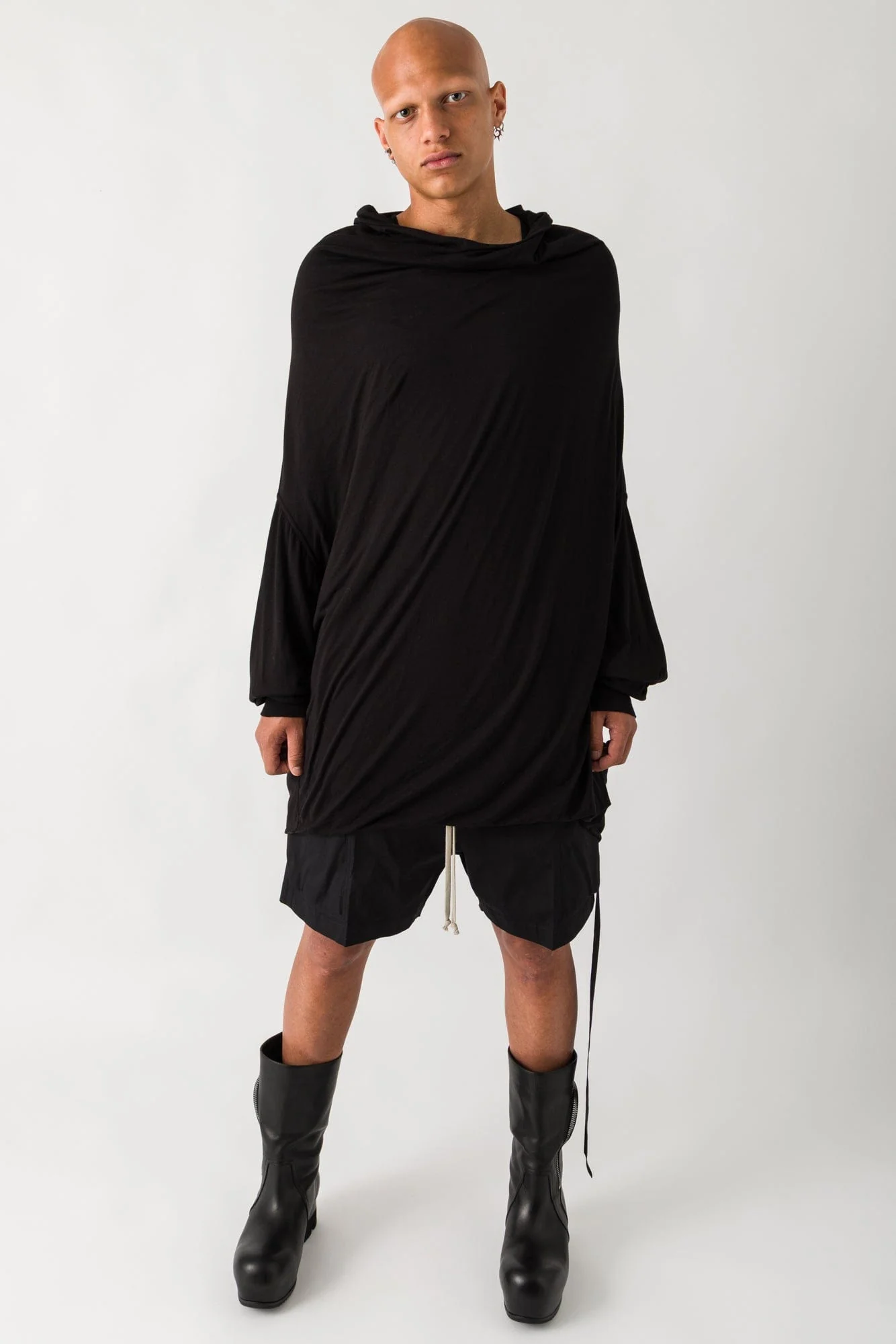Rick Owens DRKSHDW Shroud in Black SS25 - Image 4