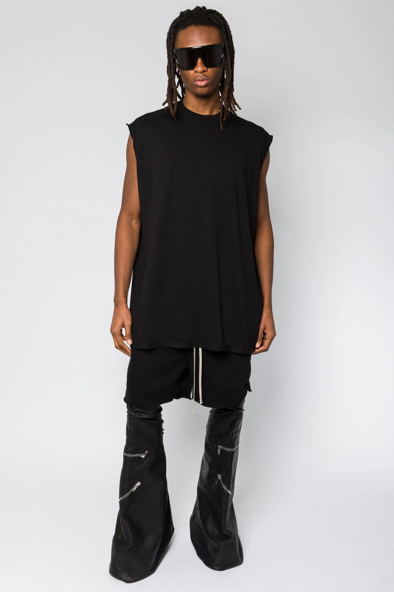 Rick Owens DRKSHDW Tarp T in Black SS25 - Image 4