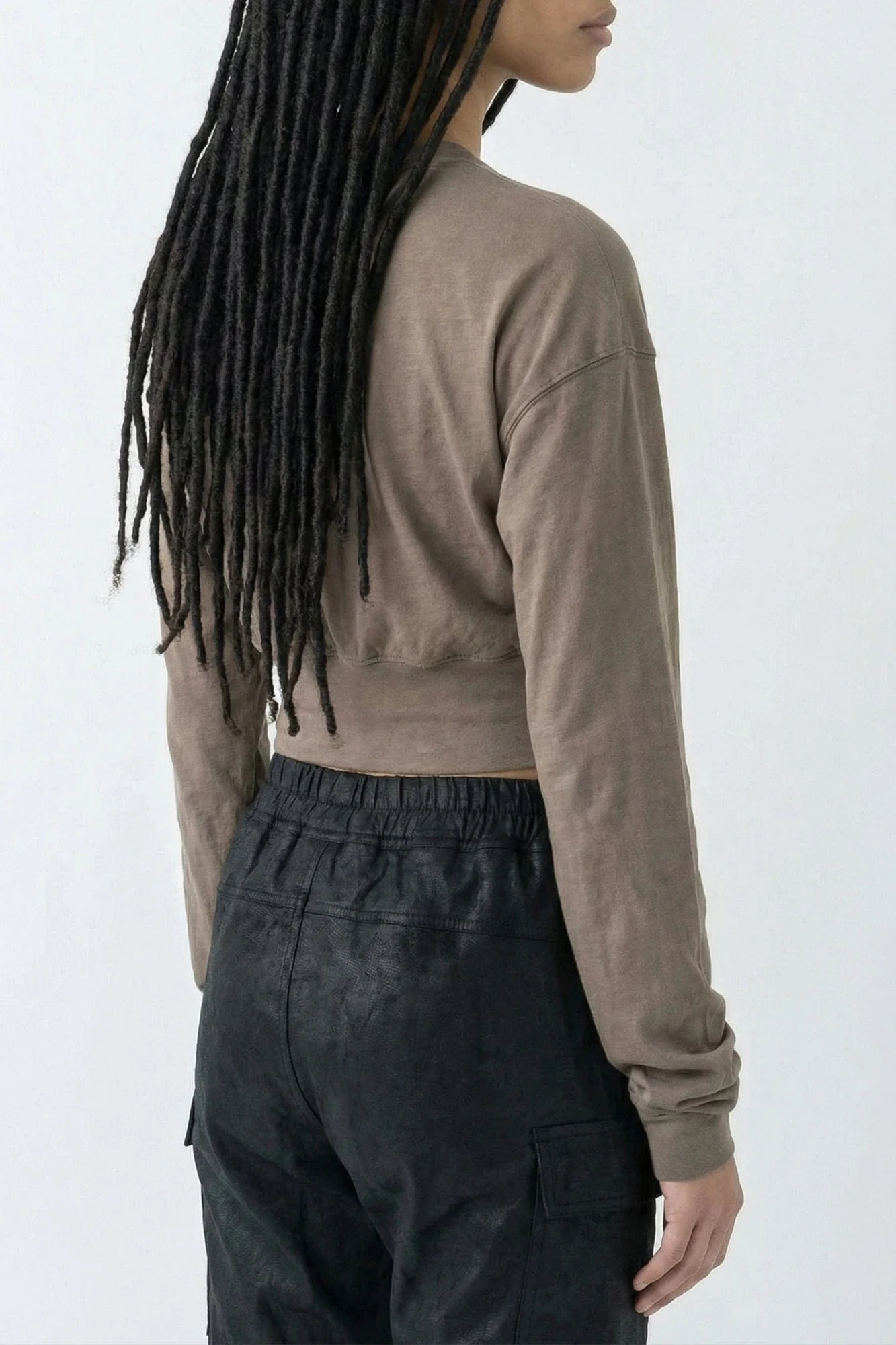 Rick Owens DRKSHDW Tatlin Sweat T in Dust SS25 - Image 3