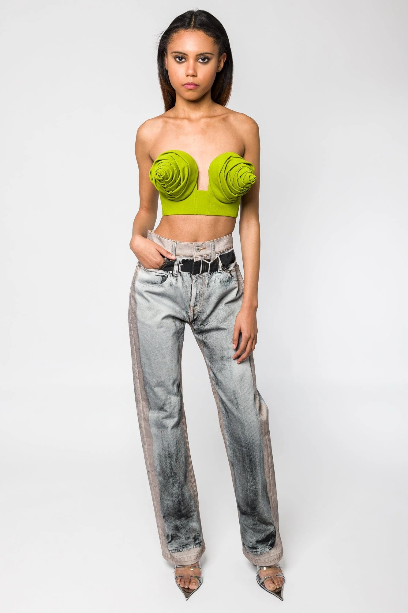 Jean Paul Gaultier Jersey Bra with Conic Cup SS25 - Image 4