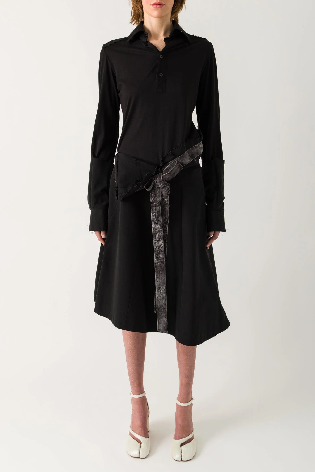 Maison Margiela Collared Midi Dress SS25