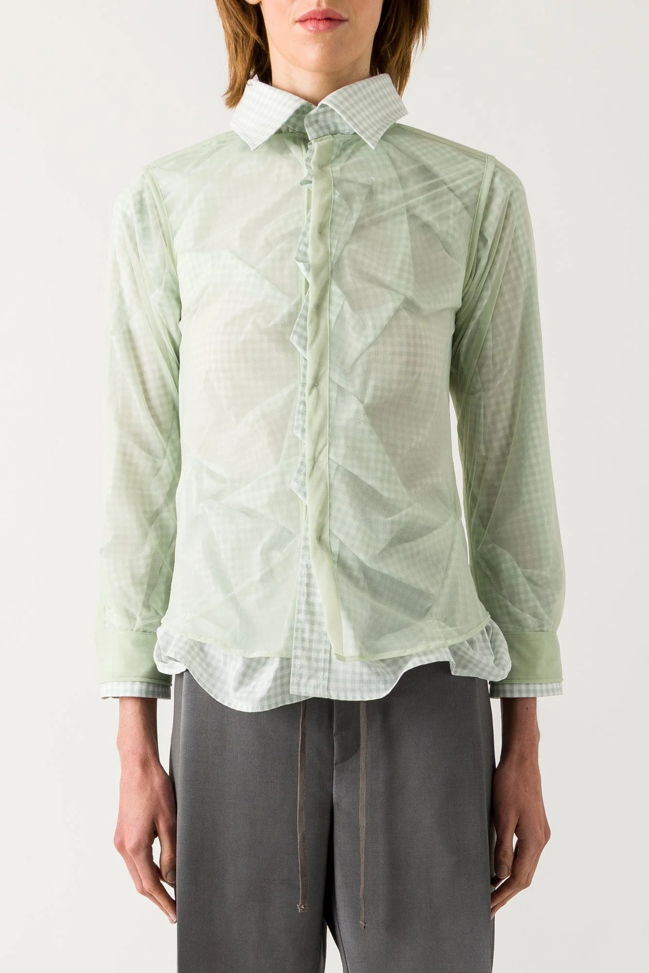Maison Margiela Layered Long Sleeve Shirt SS25