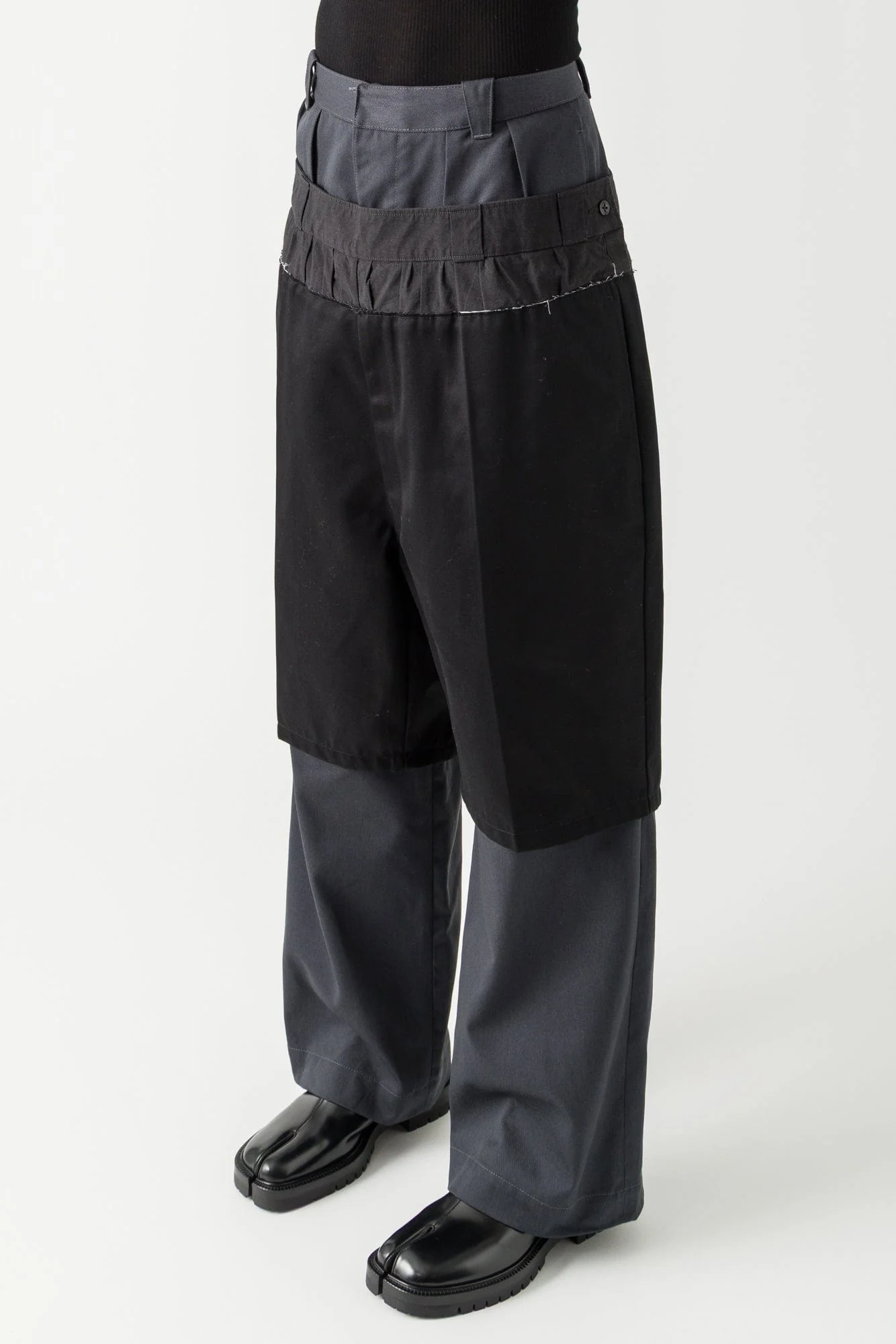 Maison Margiela Layered Waistband Trousers SS25 - Image 2