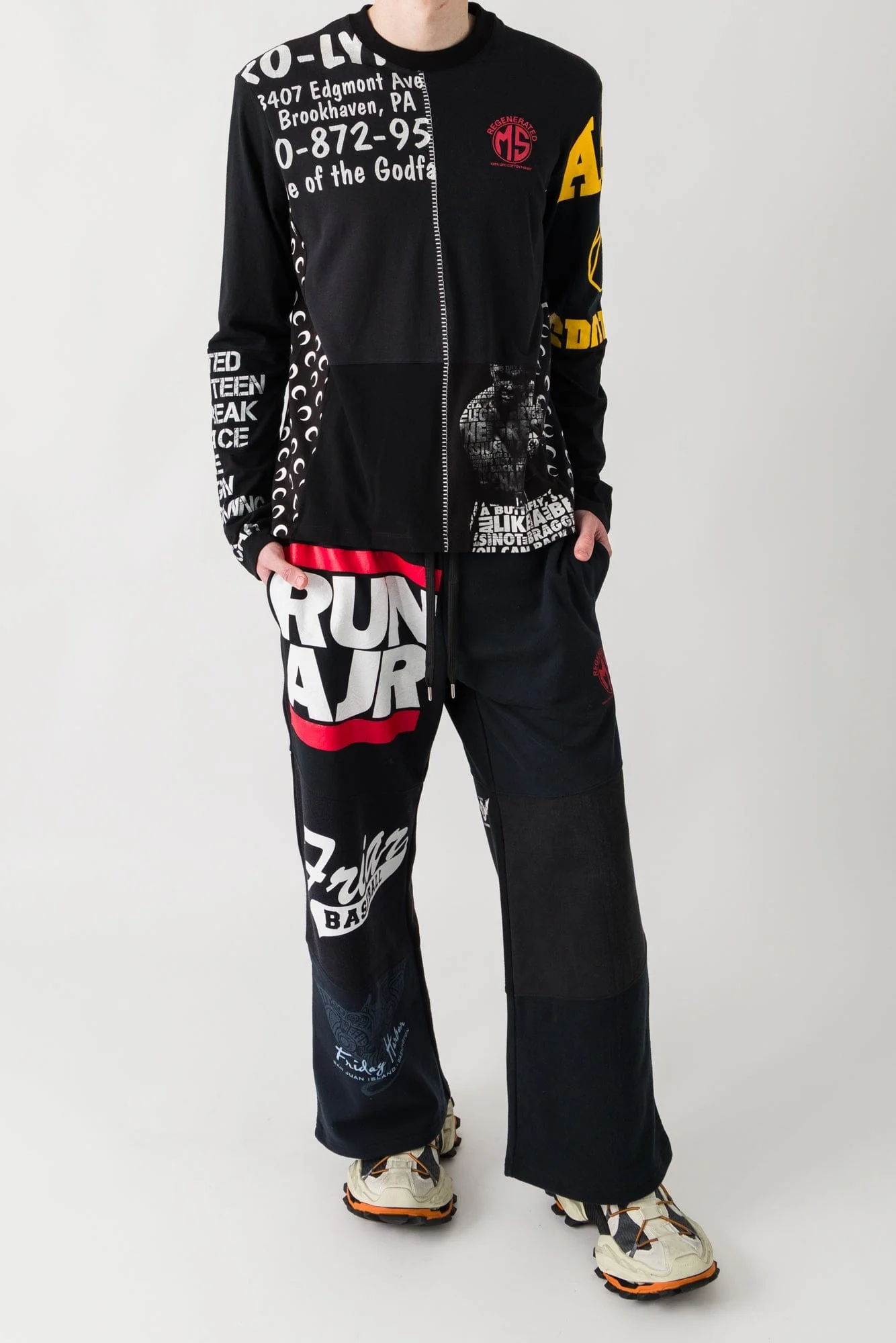 Marine Serre Regenerated Graphic Sweatshirts Sweatpants - Image 4