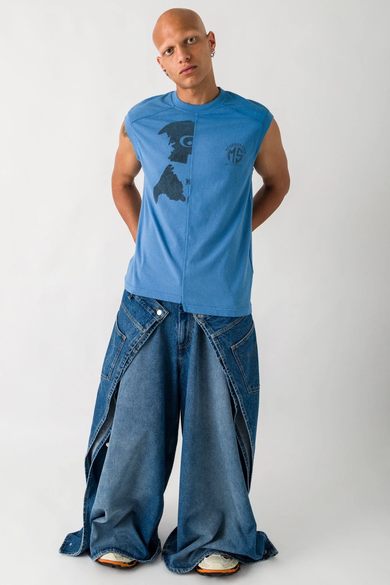 Marine Serre Regenerated Graphic T-Shirts Tank Top - Image 4