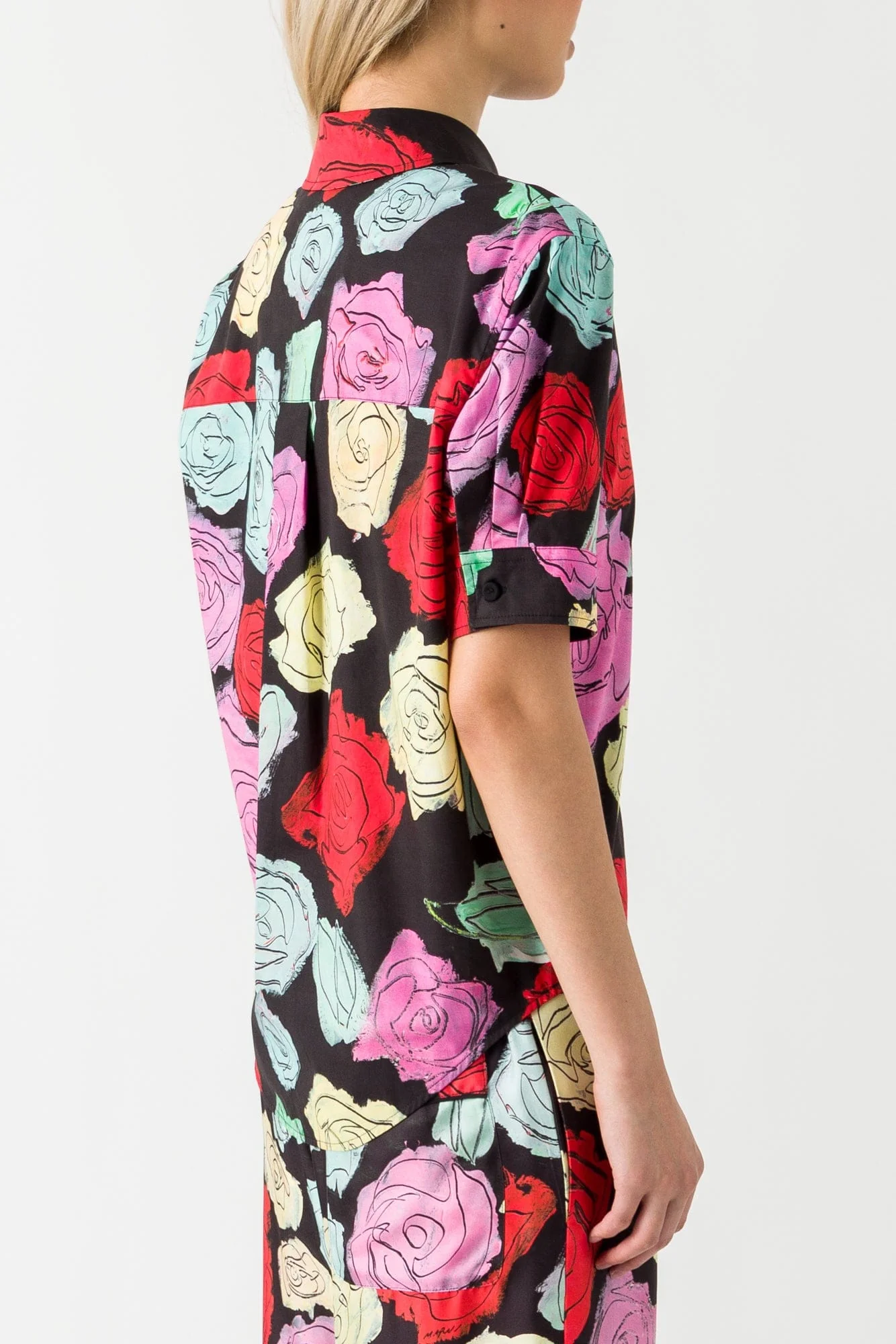 Marni Floral Illustration Short Sleeve Shirt - Image 3