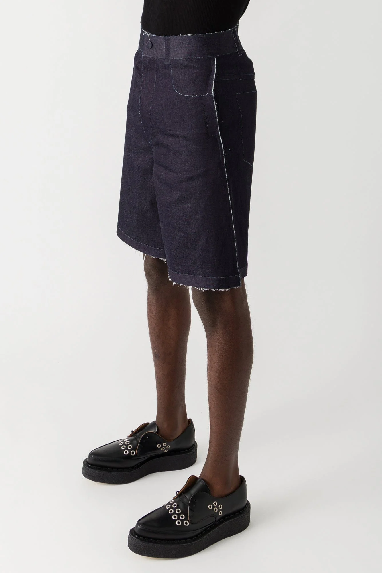 Marni Trompe L'œil Denim Shorts - Image 2