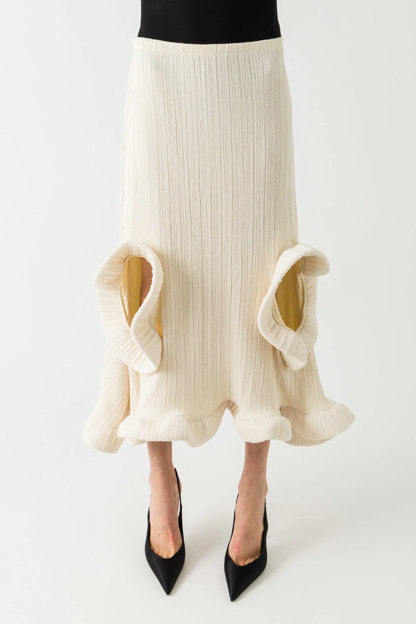 Melitta Baumeister Foam Ruffle Hole Skirt