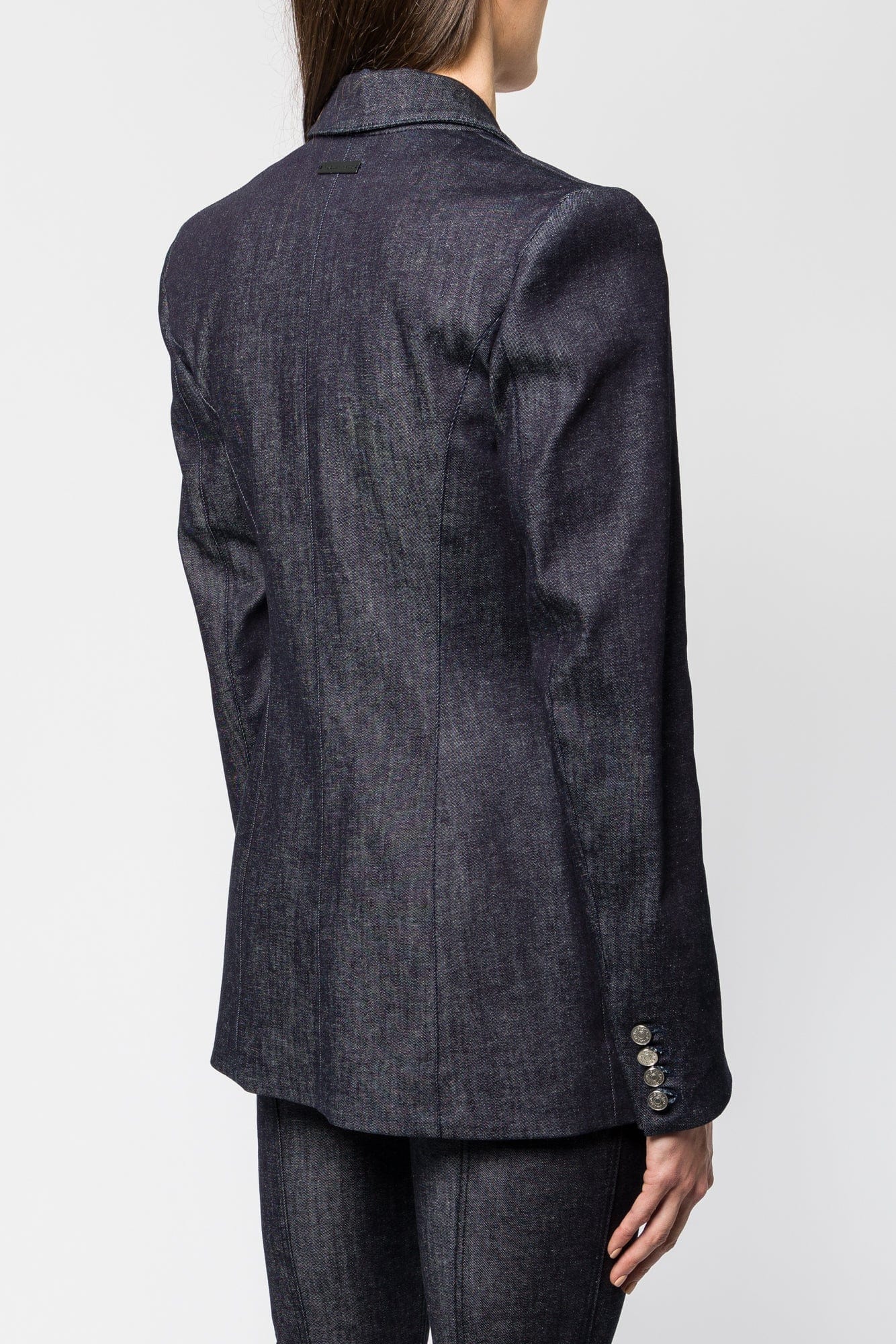 Mugler Stretch Raw Denim Blazer SS25 - Image 3