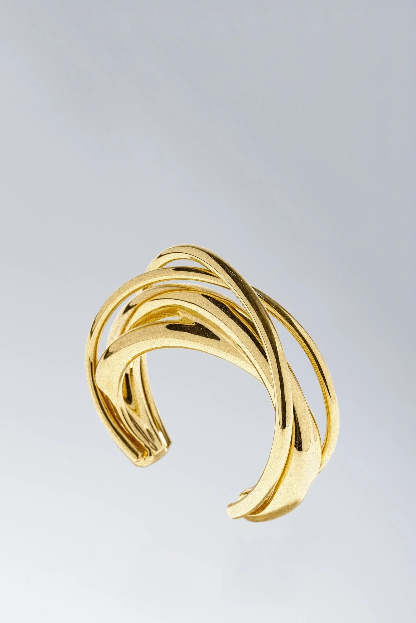 Panconesi Triptych Bracelet in Copper Gold