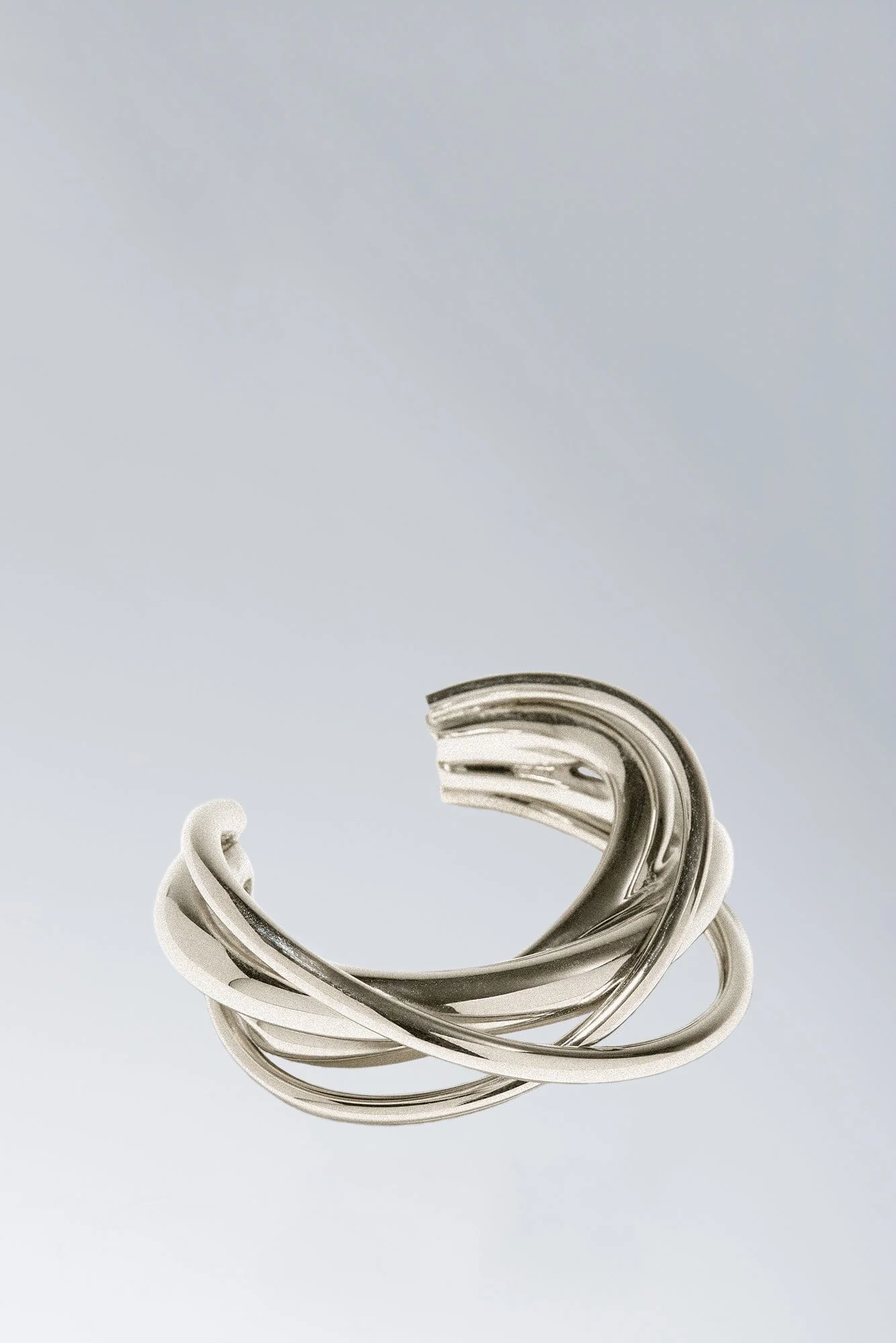 Panconesi Triptych Bracelet in Copper Silver