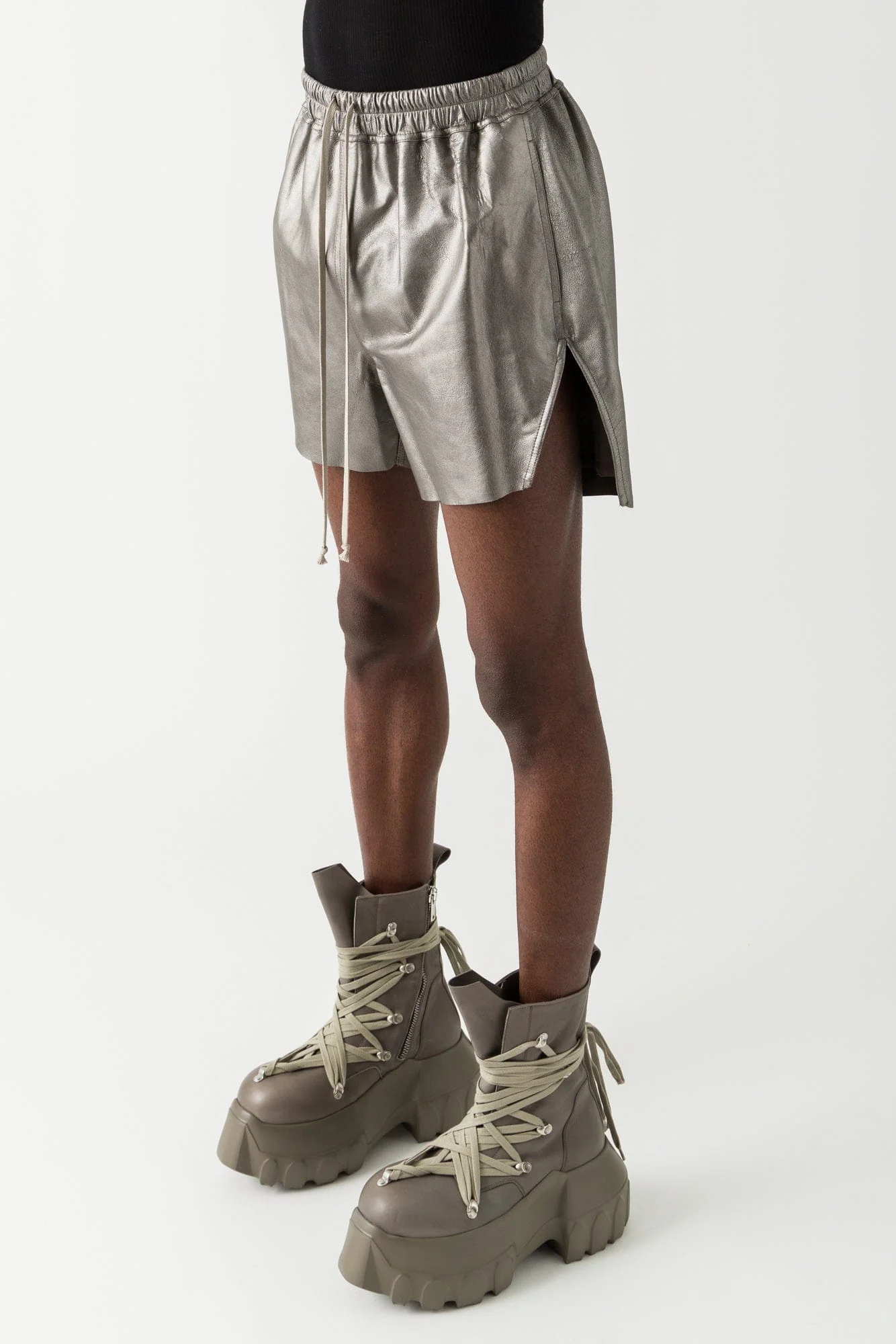 Rick Owens Boxers in Gunmetal SS25 - Image 2
