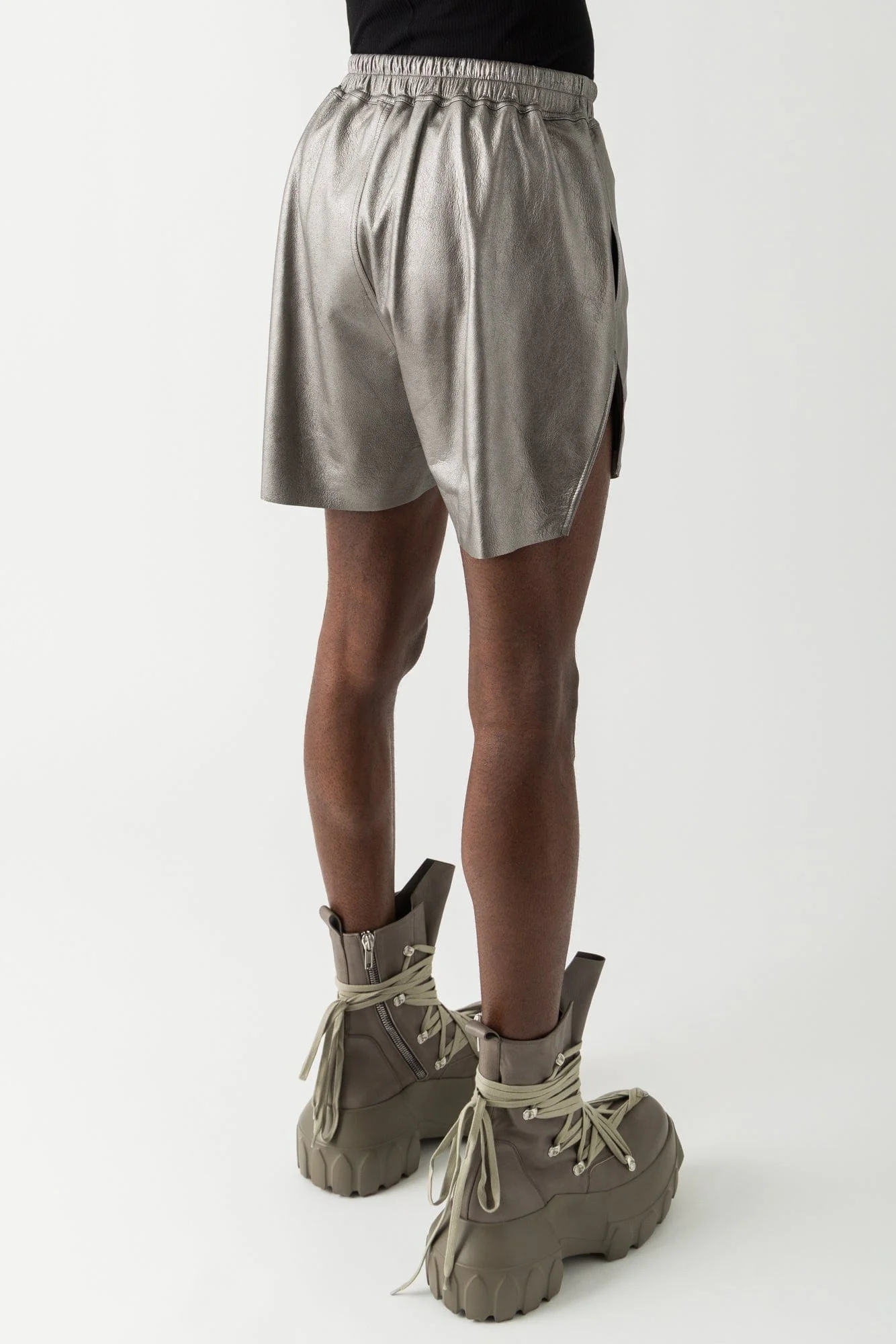 Rick Owens Boxers in Gunmetal SS25 - Image 3