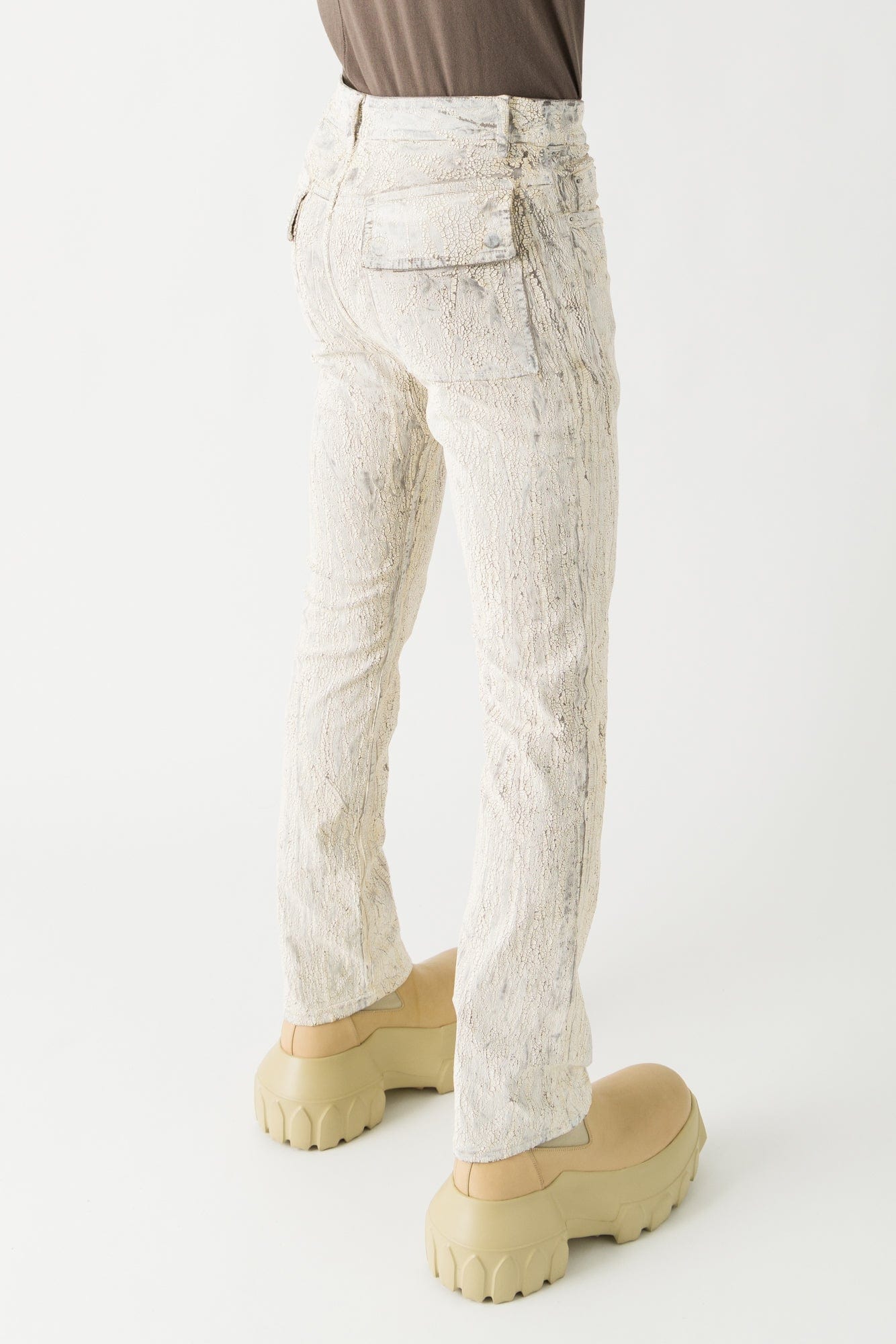Rick Owens Headon Utility Pant in Milk SS25 - Image 3