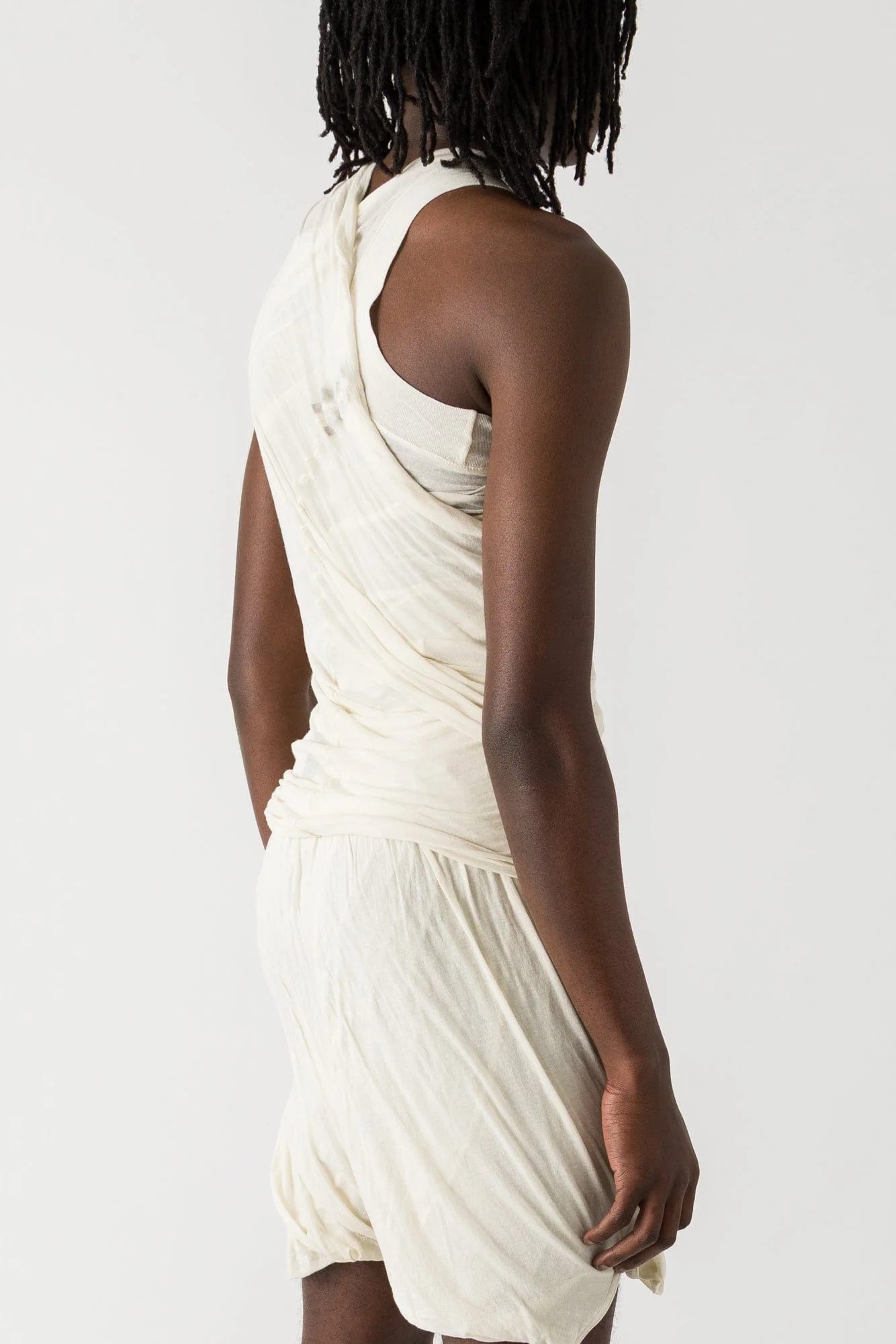 Rick Owens Hollywood Banana Top in Dinge SS25 - Image 3