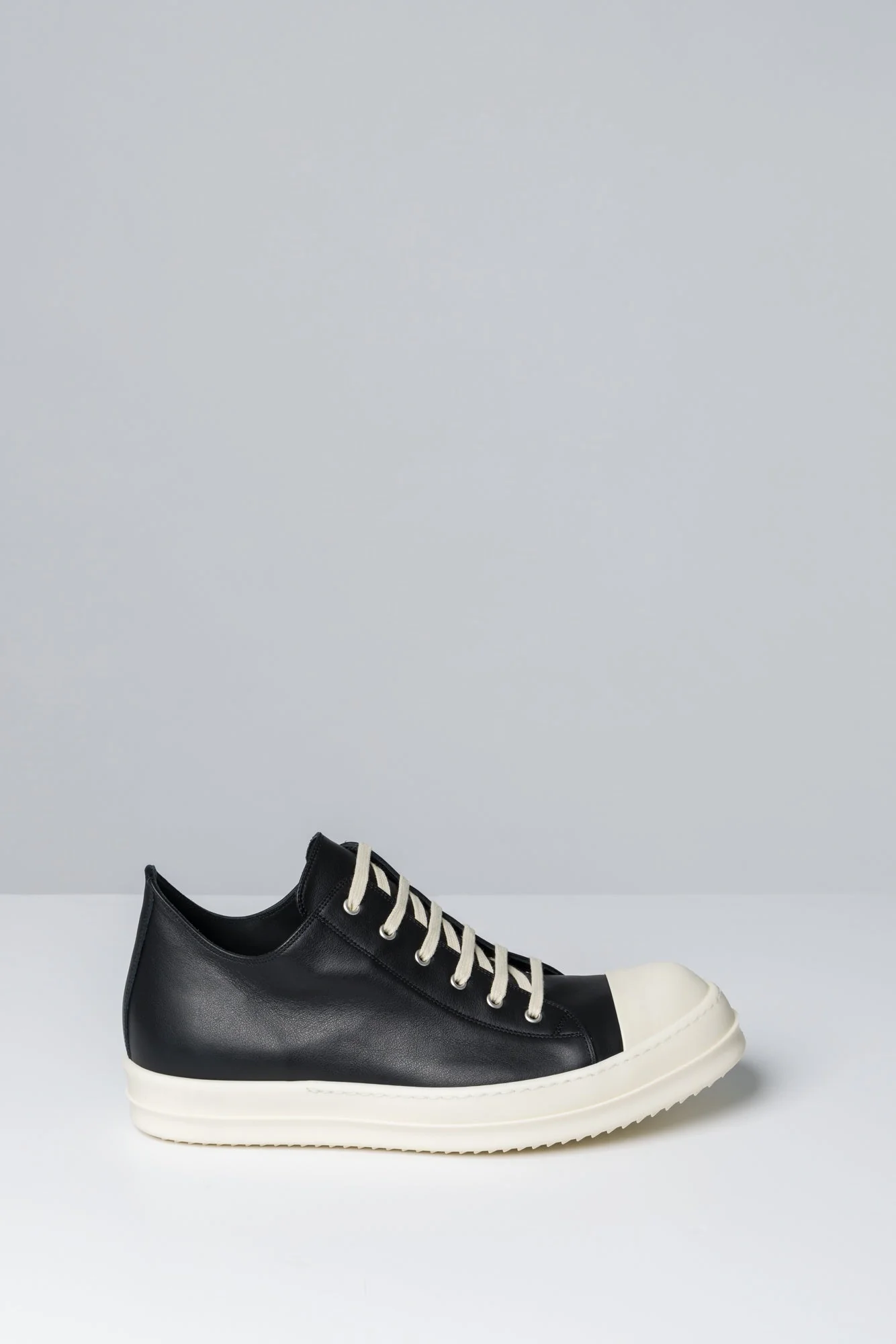 Rick Owens Low Sneaks in Black SS25