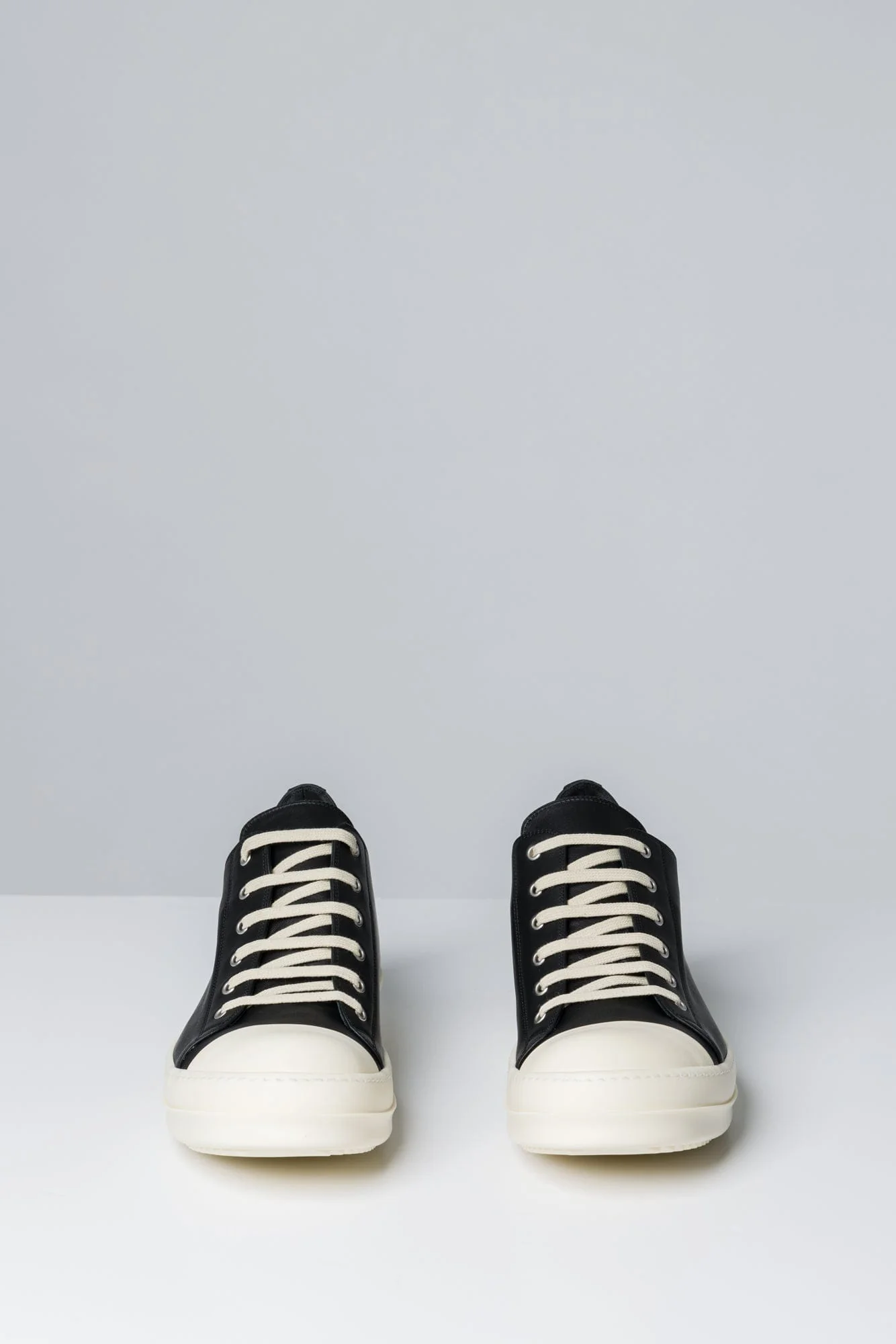 Rick Owens Low Sneaks in Black SS25 - Image 3