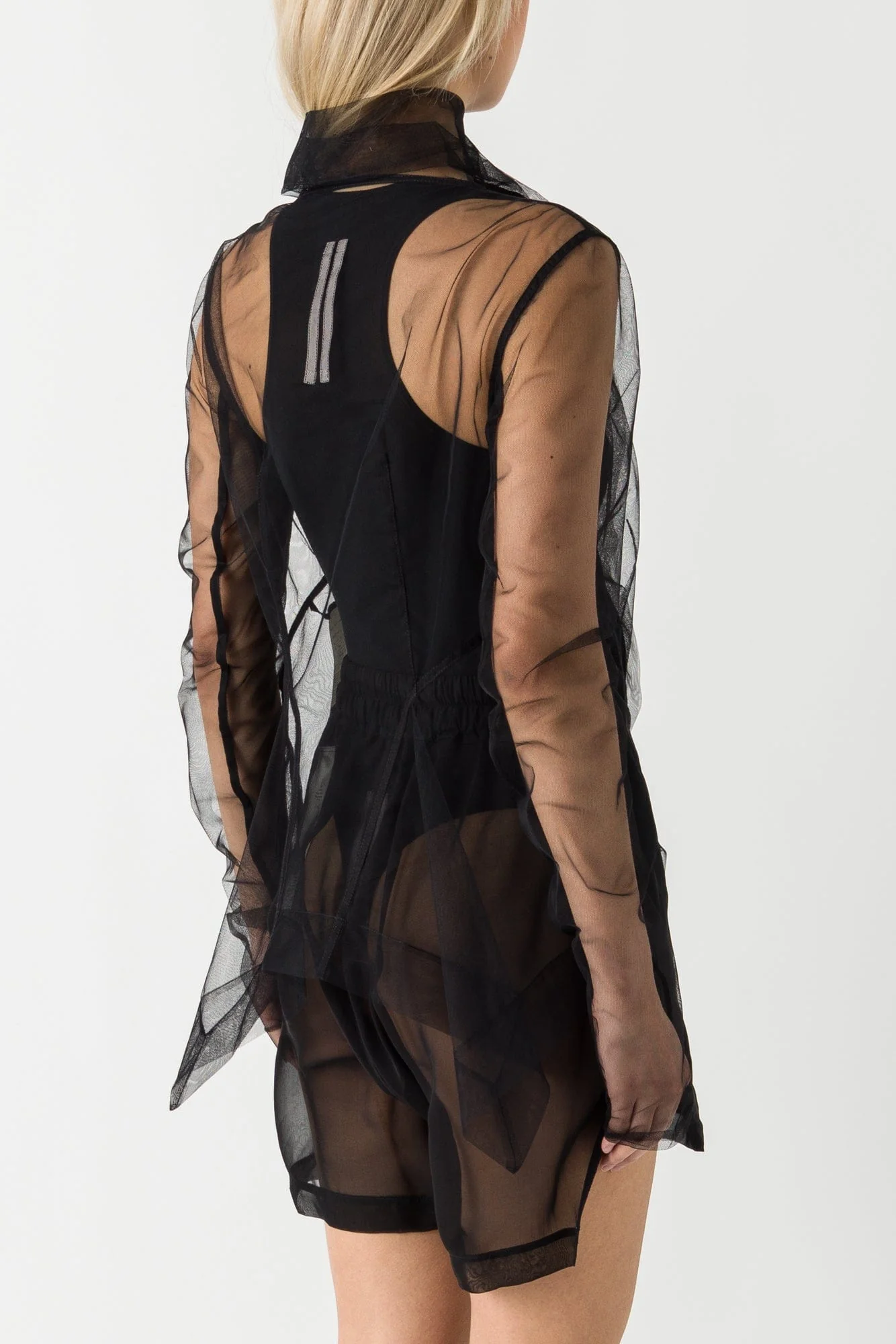 Rick Owens Naska Biker Jacket in Black SS25 - Image 3