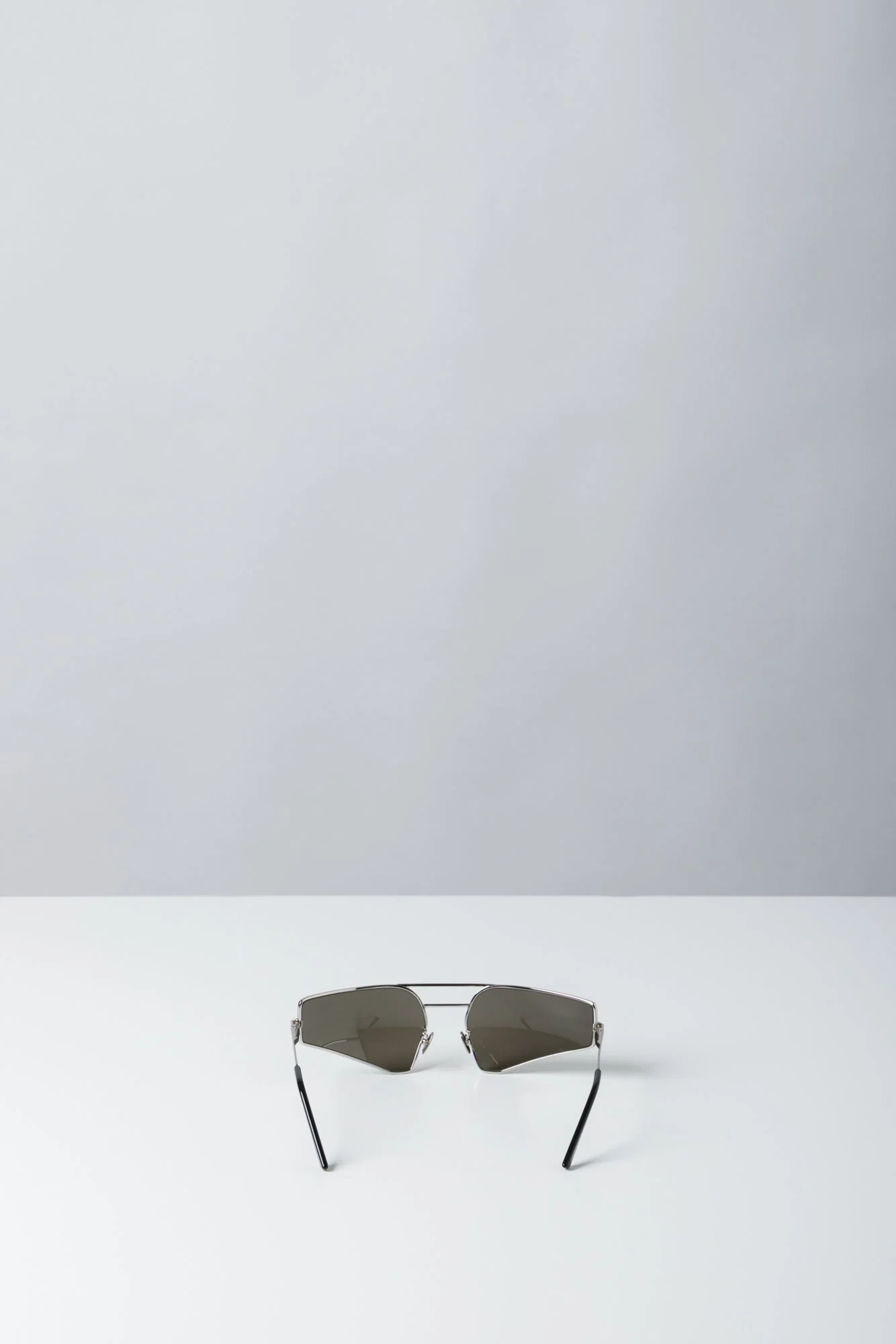 Rick Owens Prong Sunglasses in Silver SS25 - Image 4