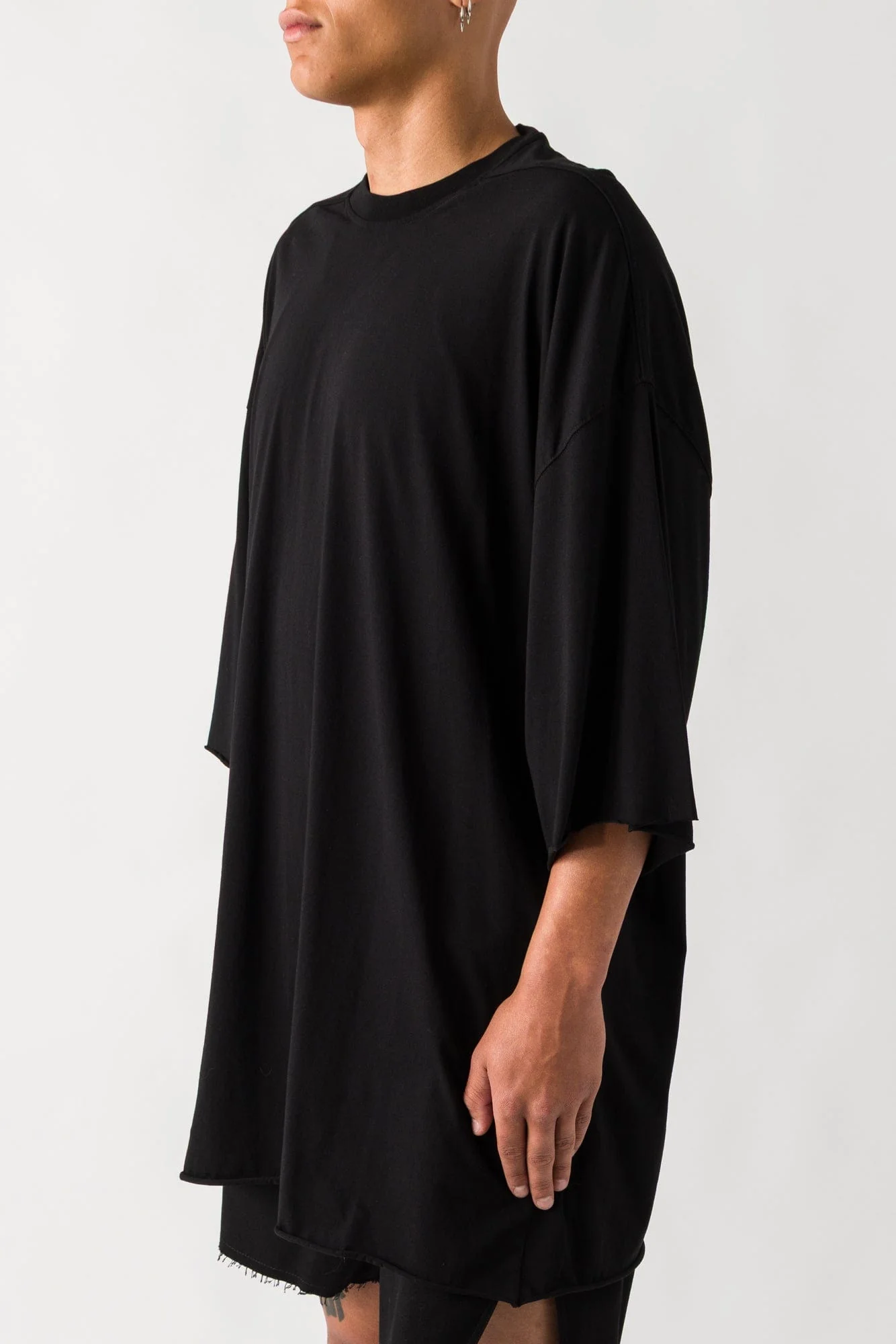 Rick Owens Tommy T in Black SS25 - Image 2