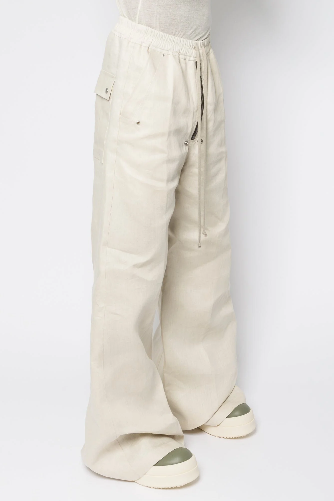 Rick Owens Wide Bela Pants in Dinge SS25 - Image 2