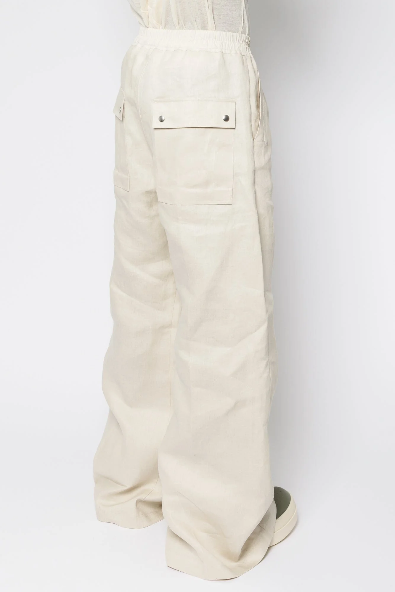 Rick Owens Wide Bela Pants in Dinge SS25 - Image 3