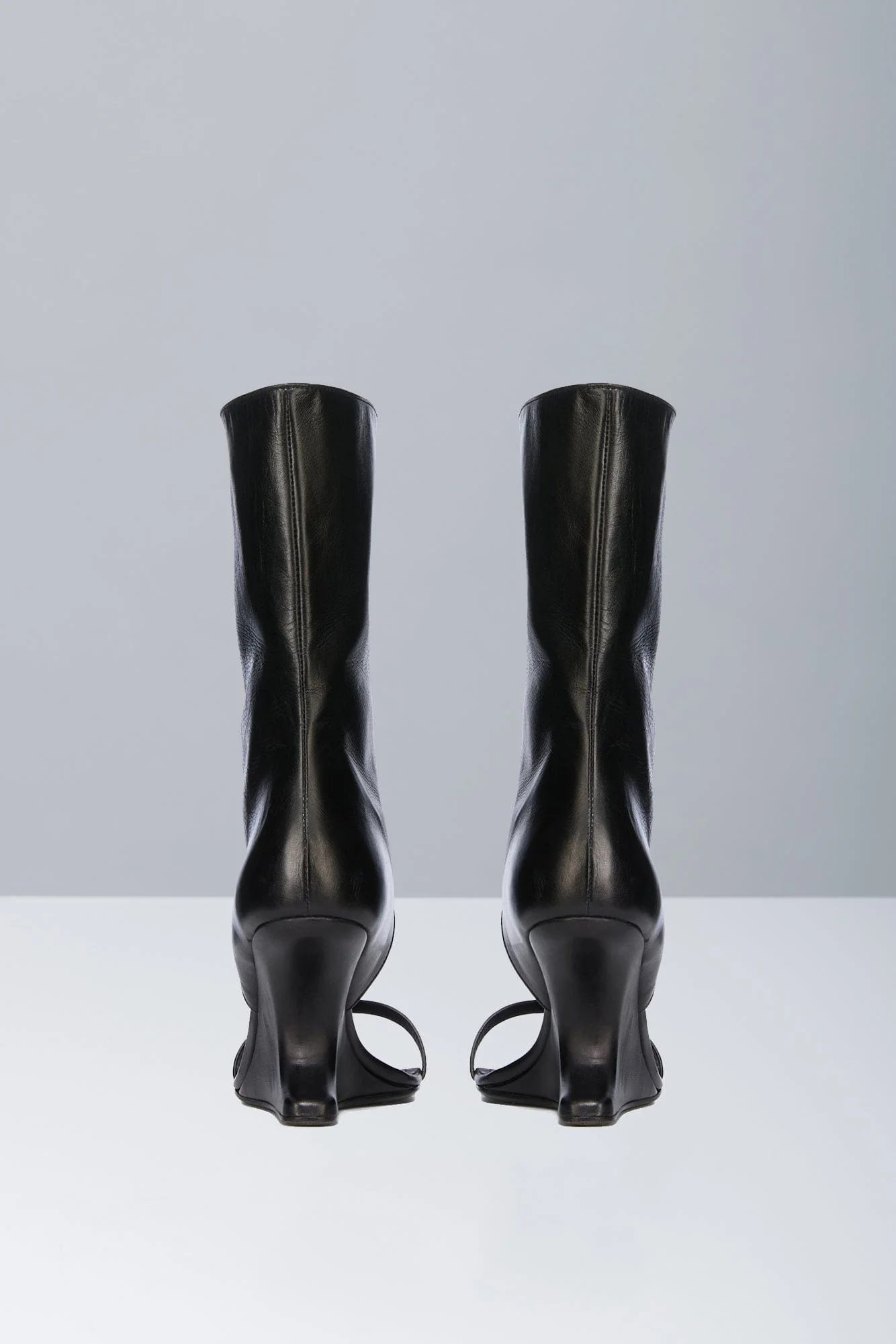 Rick Owens Winged Cantilever 8 Sandals in Black SS25 - Image 3