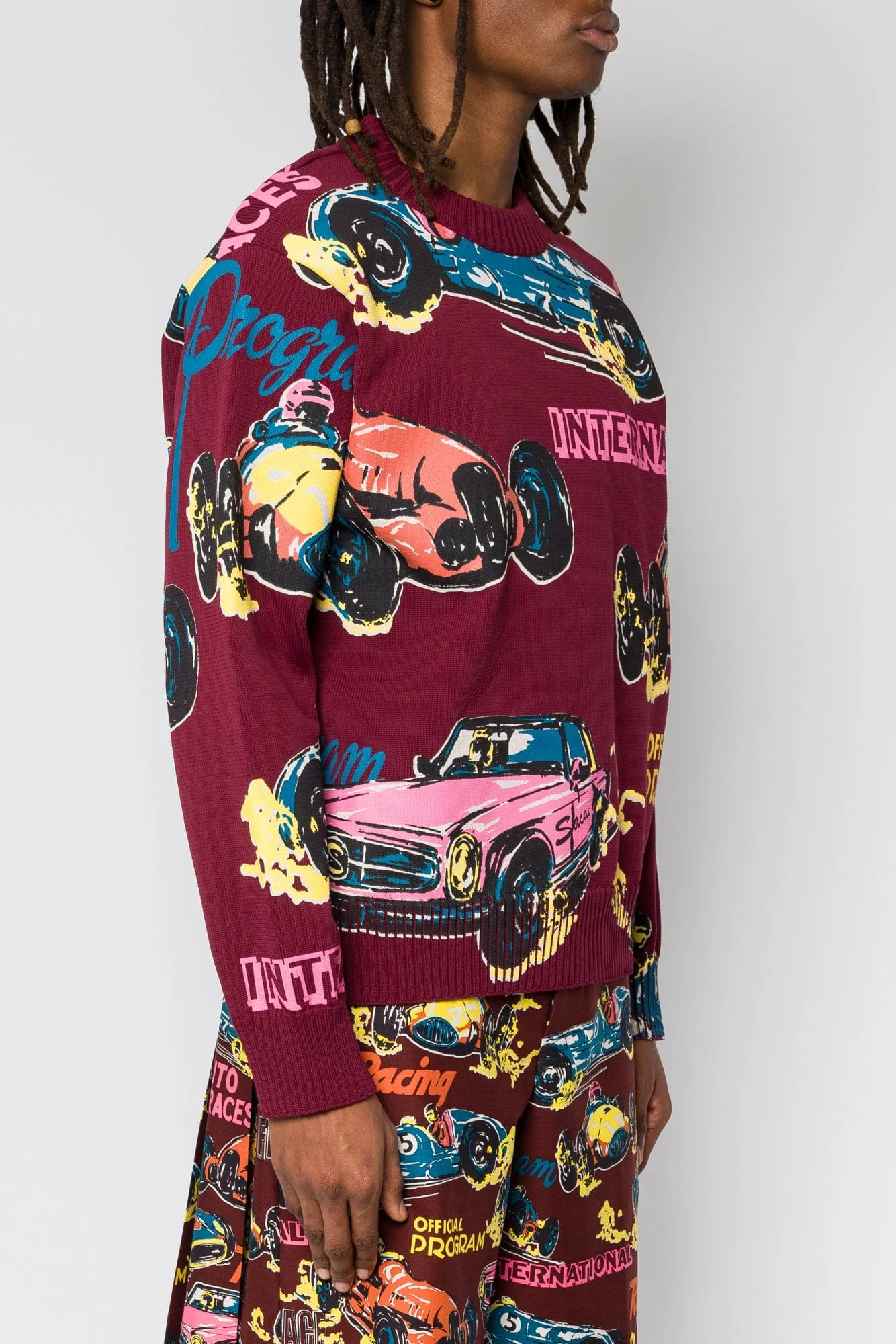 Sacai Car Race Knit Pullover - Image 2