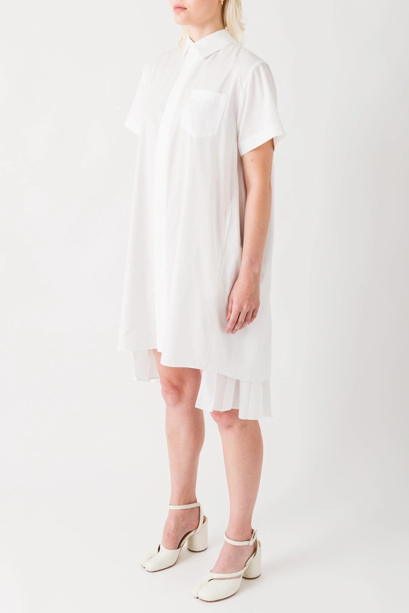 Sacai Cotton Poplin Dress SS25 - Image 2