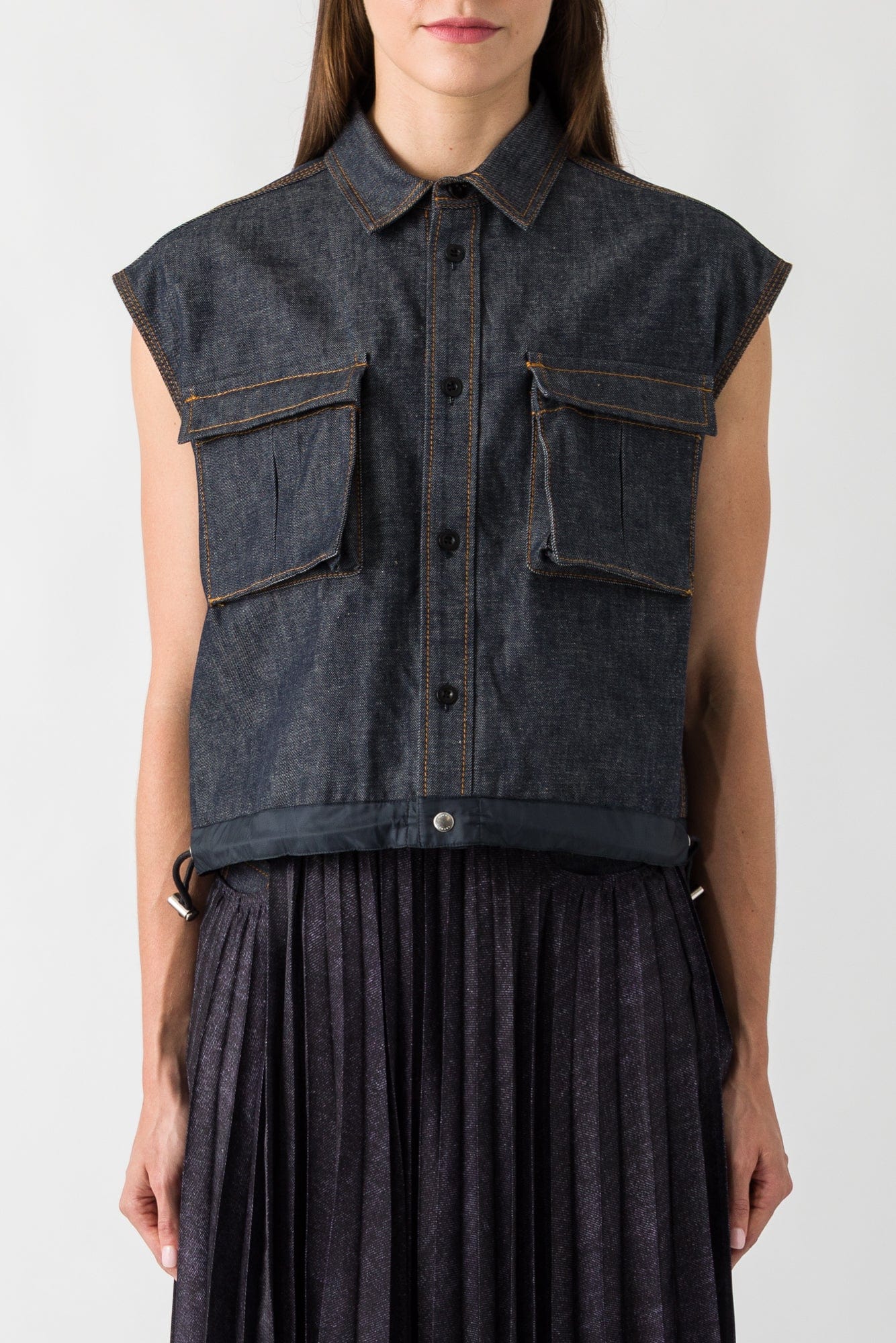 Sacai Denim Mix Shirt