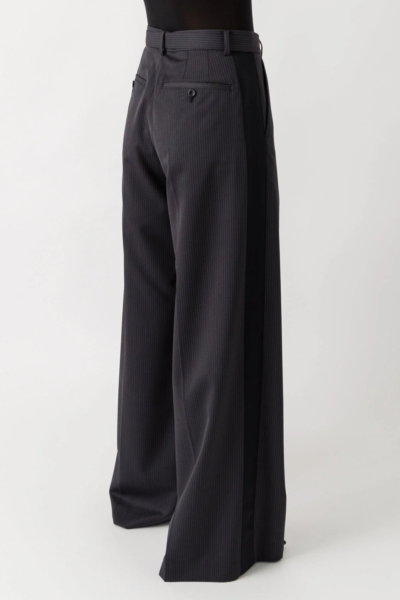 Sacai Doeskin Trousers in Black - Image 3
