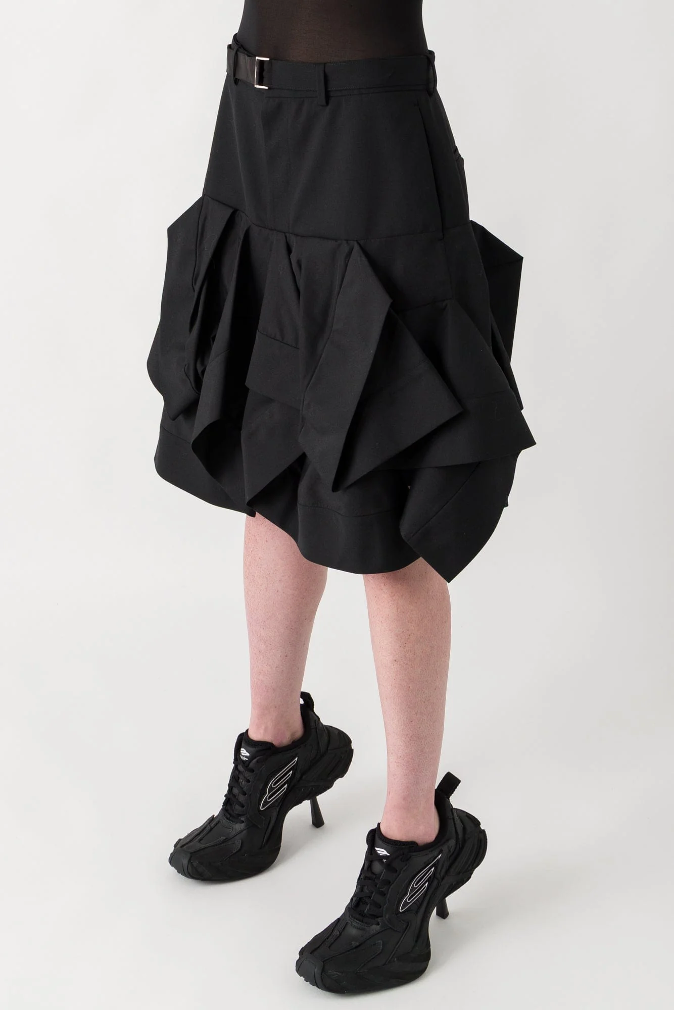 Sacai Suiting x Poplin Skirt - Image 2