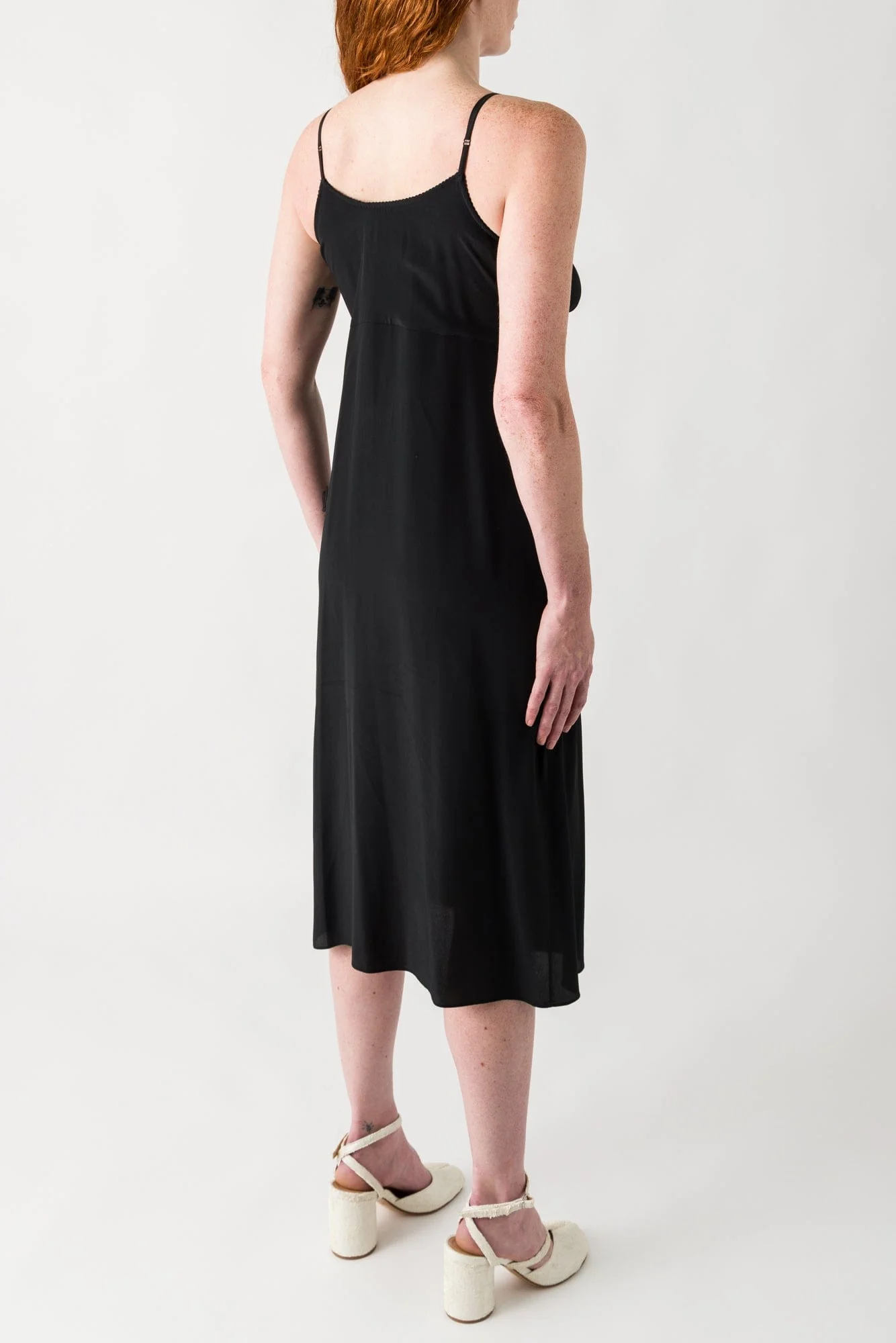 Simone Rocha Negligee Bow Detail Slip Dress in Black - Image 3