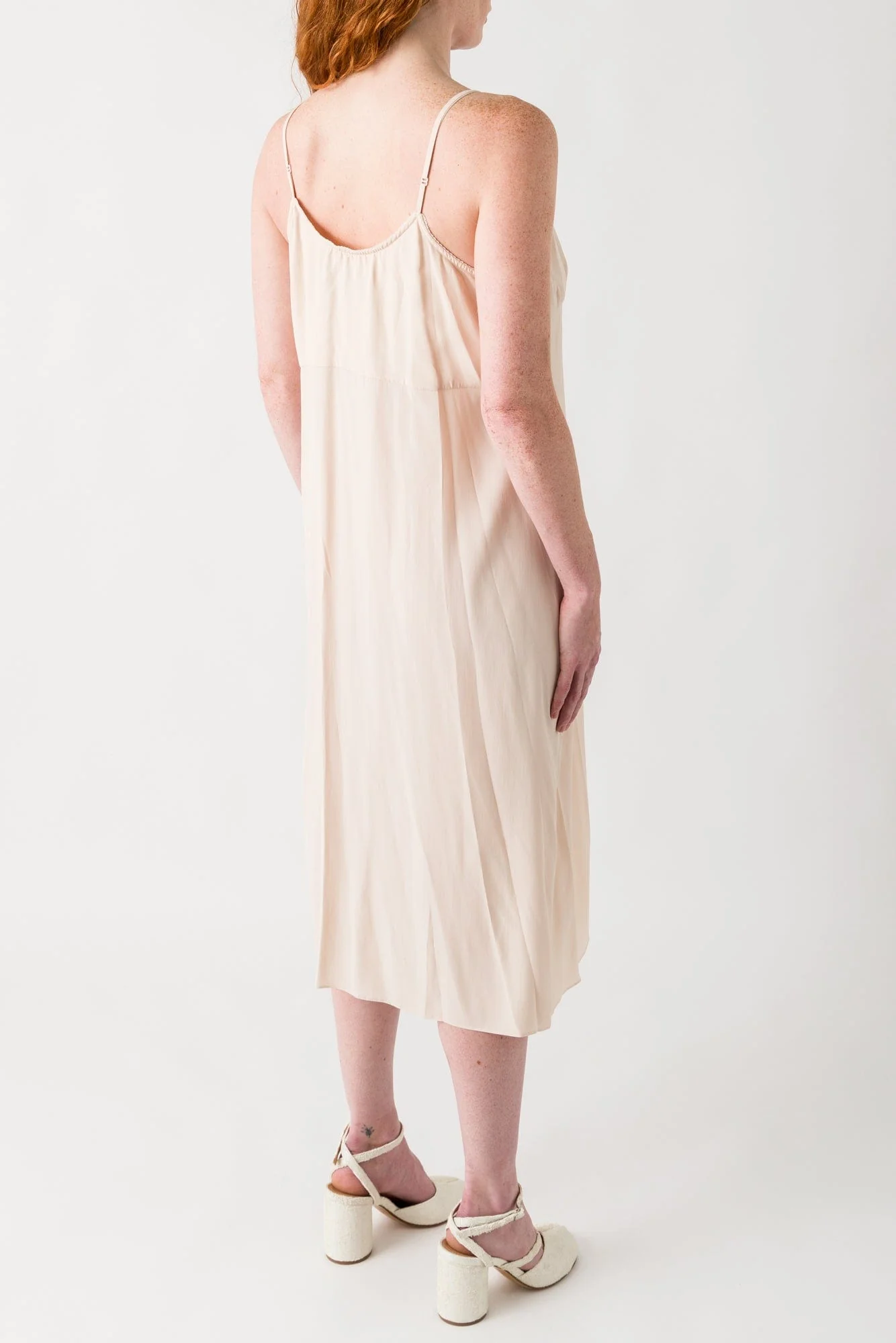 Simone Rocha Negligee Bow Detail Slip Dress in Nude - Image 3