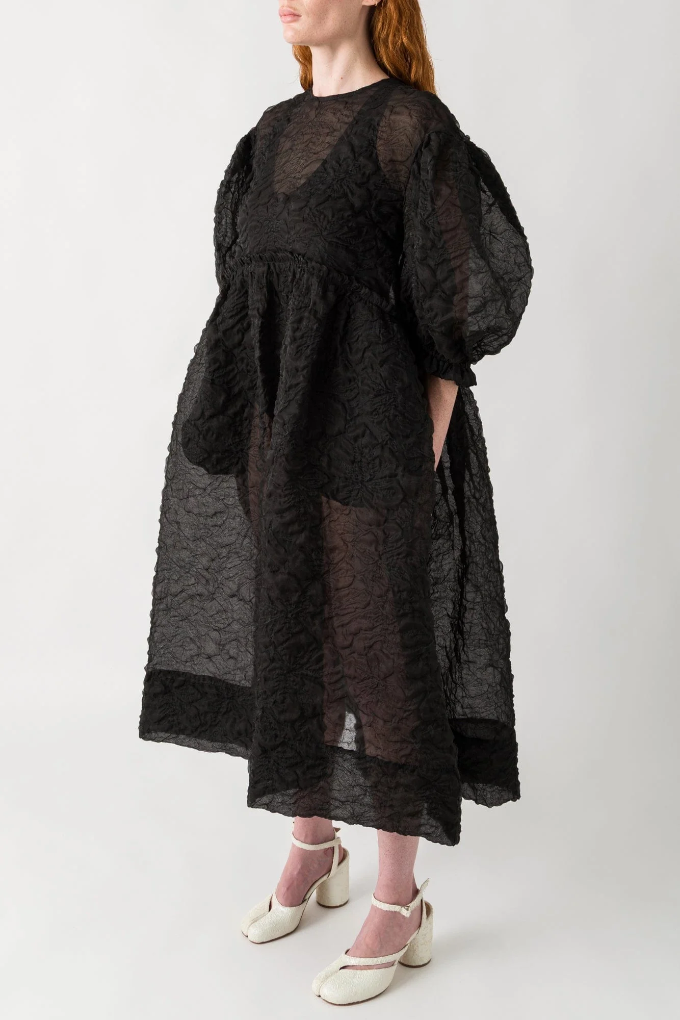 Simone Rocha Ruffle Frill Detail Smock Dress - Image 2